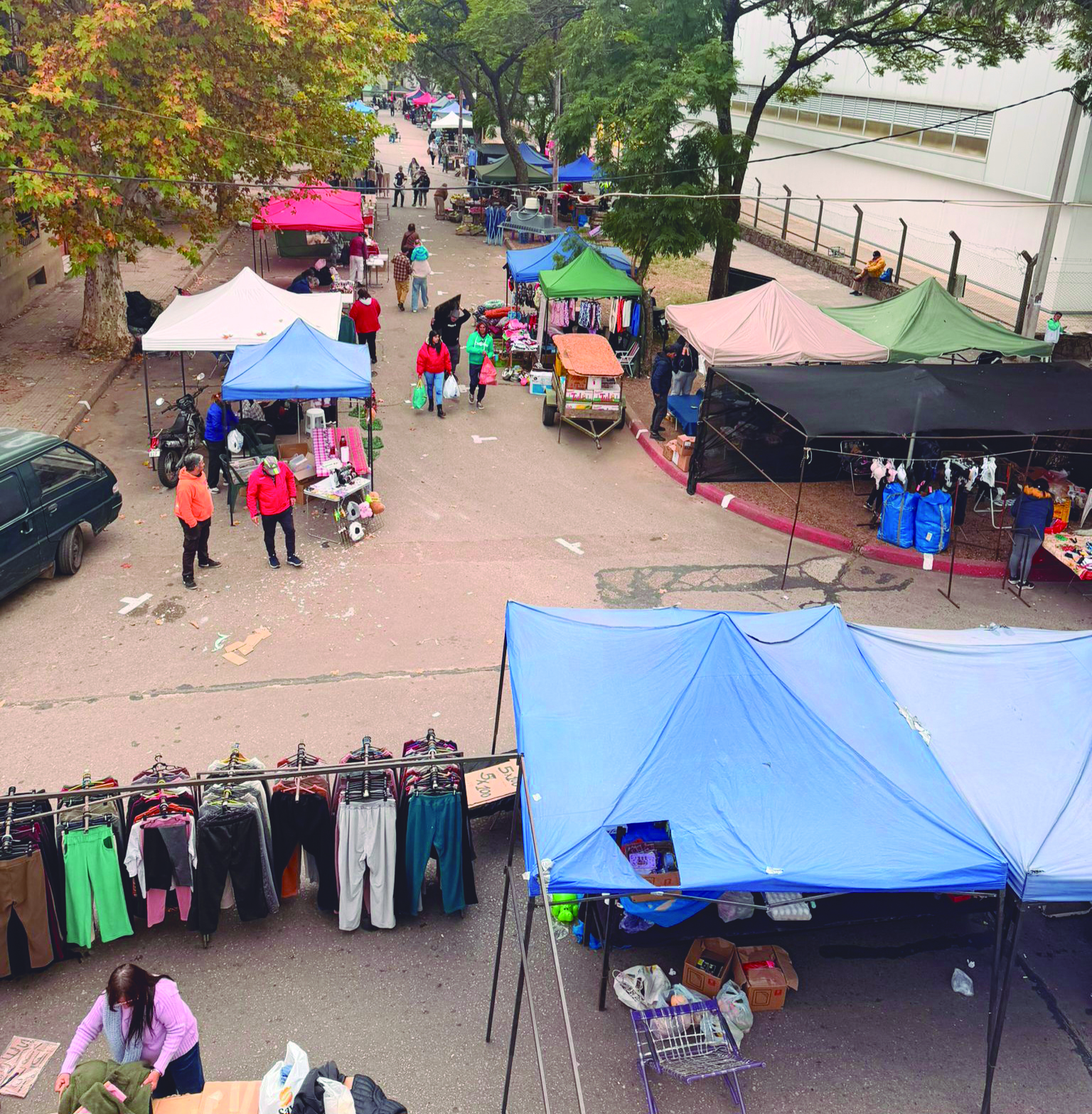 Relevamiento en la Feria de Plaza de Deportes apunta a ordenar el espacio sin desplazar a los feriantes