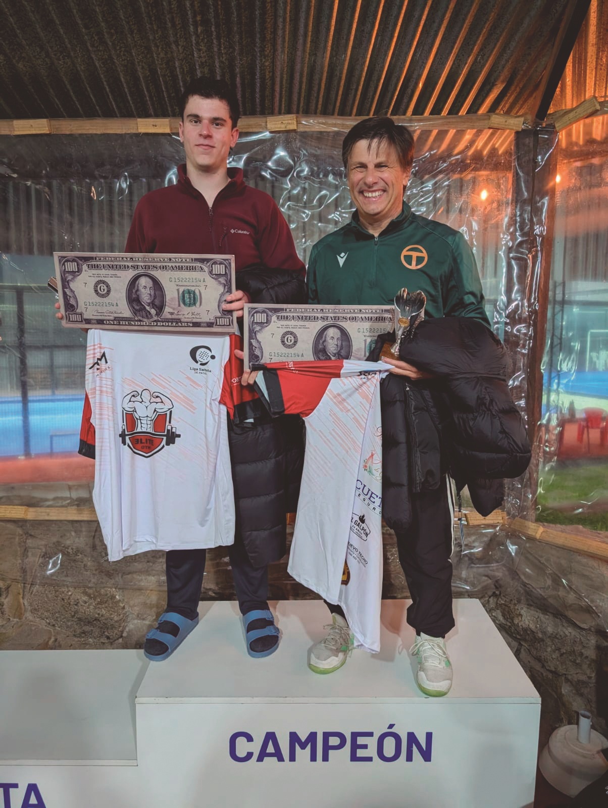  La dupla ganadora del Suma 4 Gabriel Fererre e Ignacio Dalves
