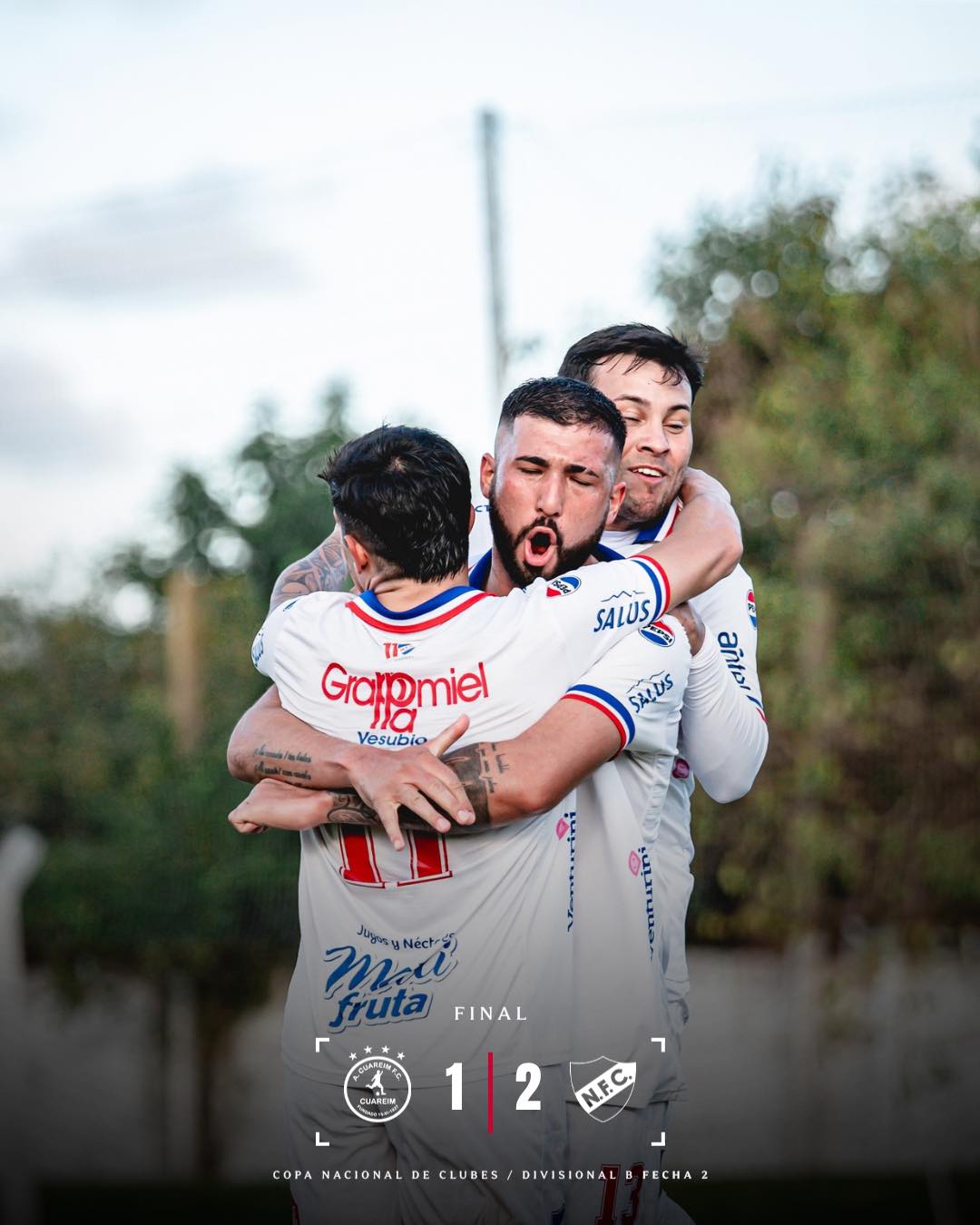 Copa de Clubes, Divisional B: Nacional lidera su serie en OFI y Ceibal perdió terreno en Mercedes