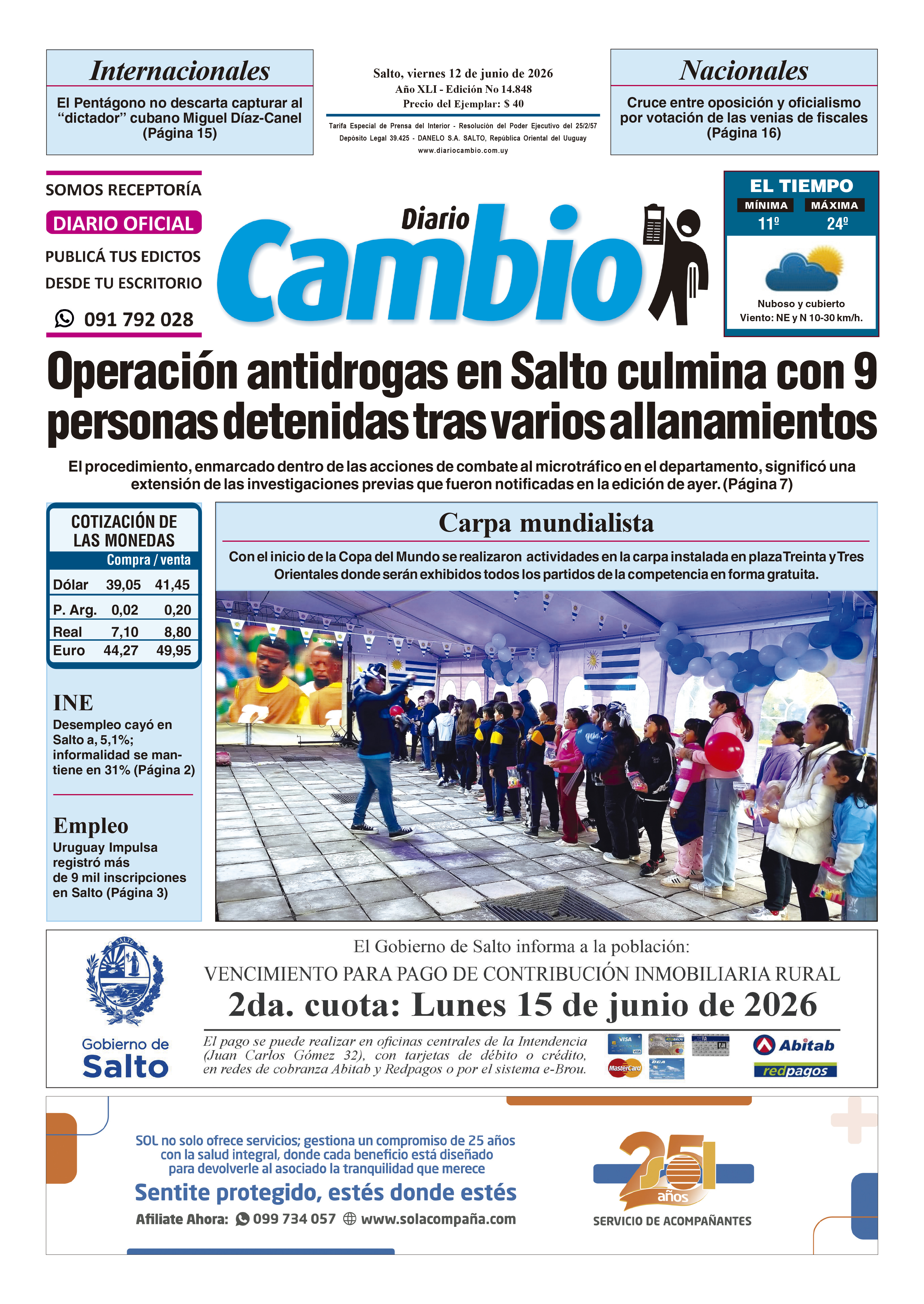 Portada de hoy