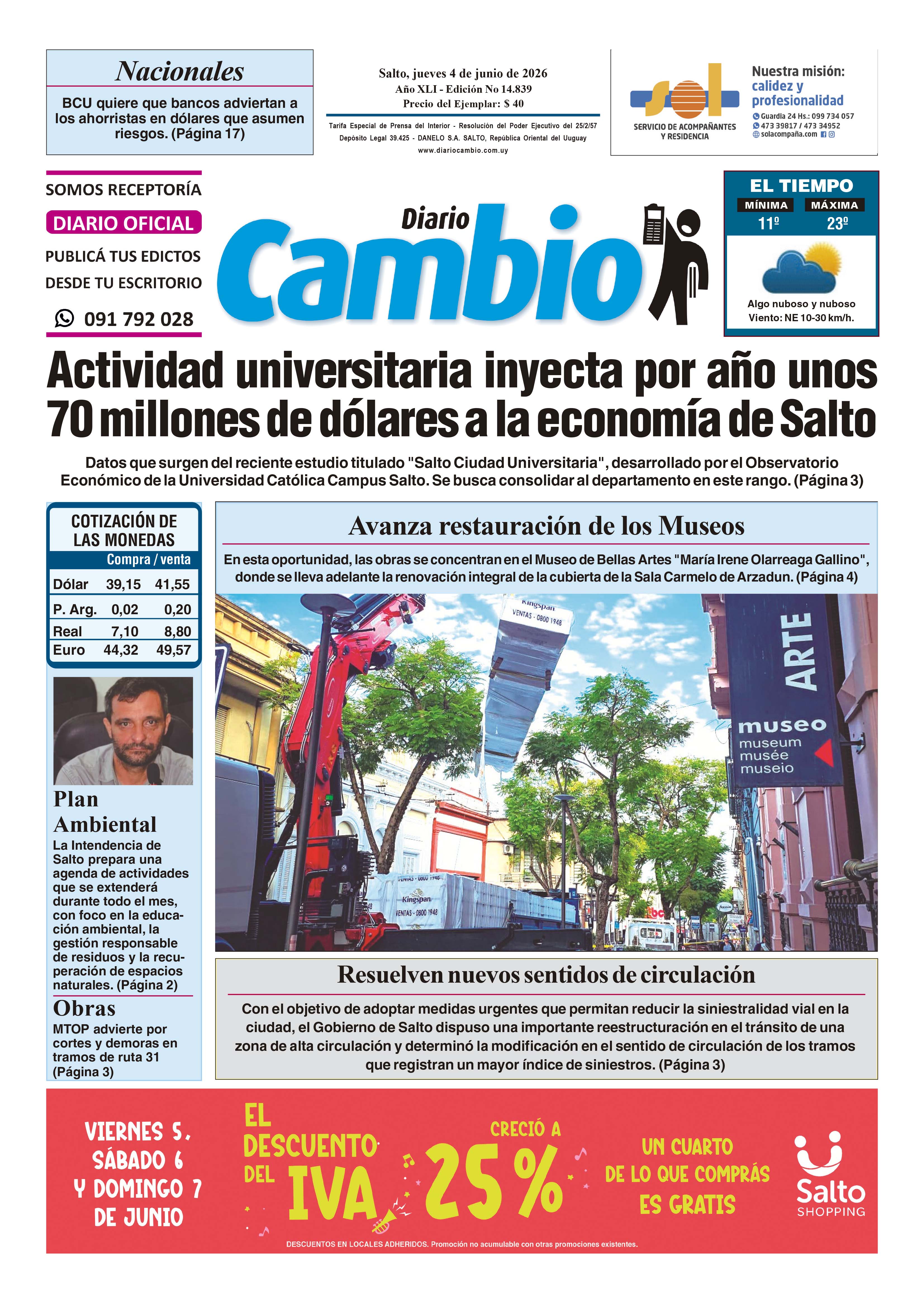 Portada de hoy
