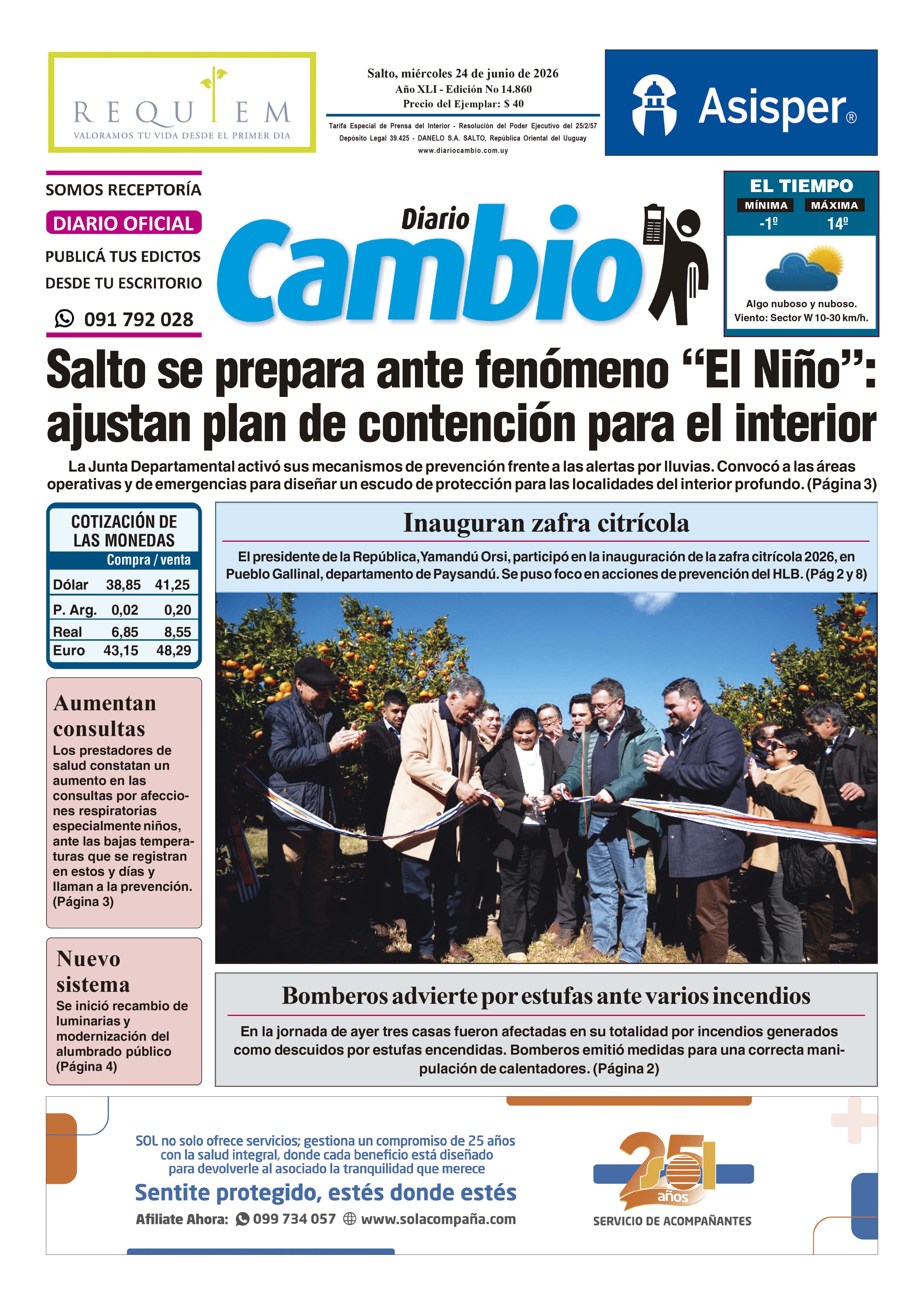 Portada de hoy