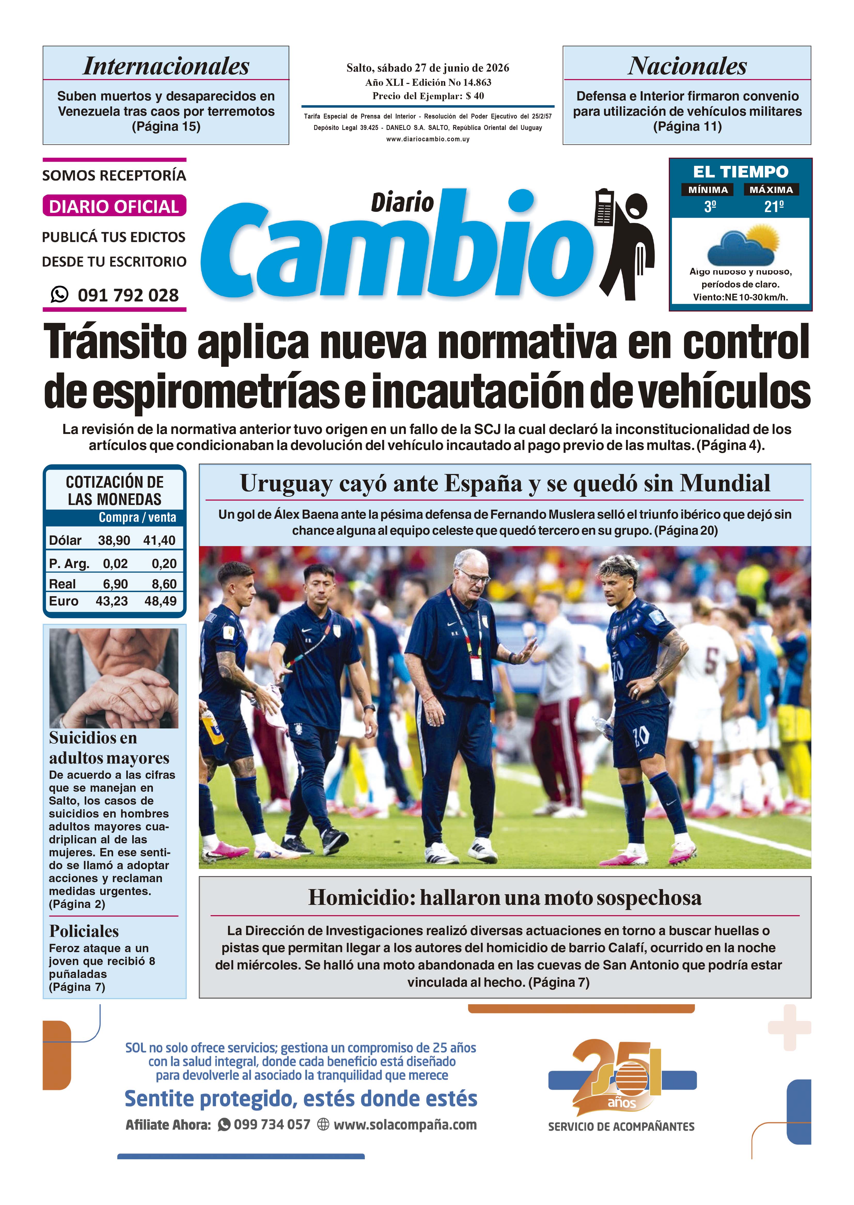 Portada de hoy