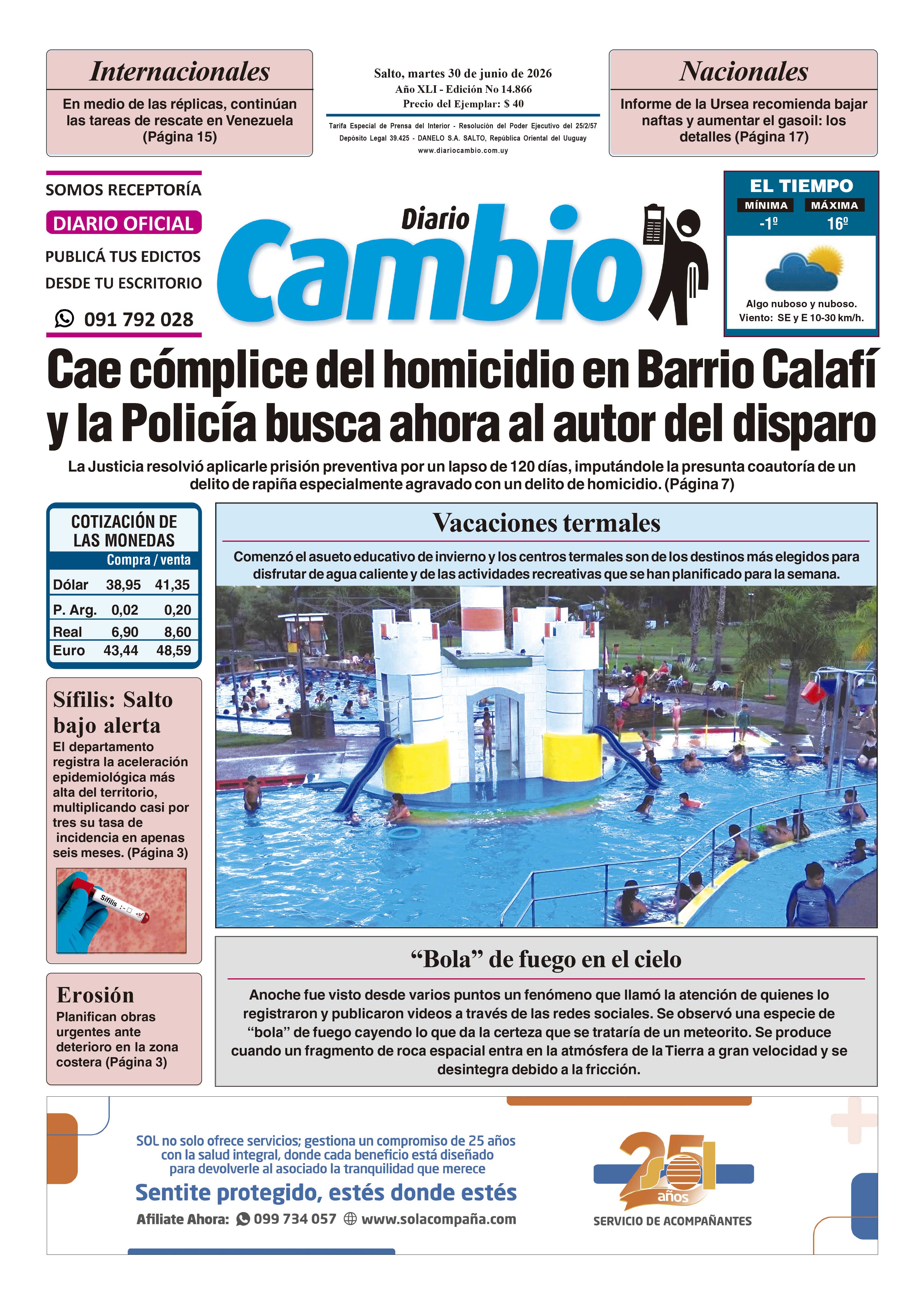 Portada de hoy