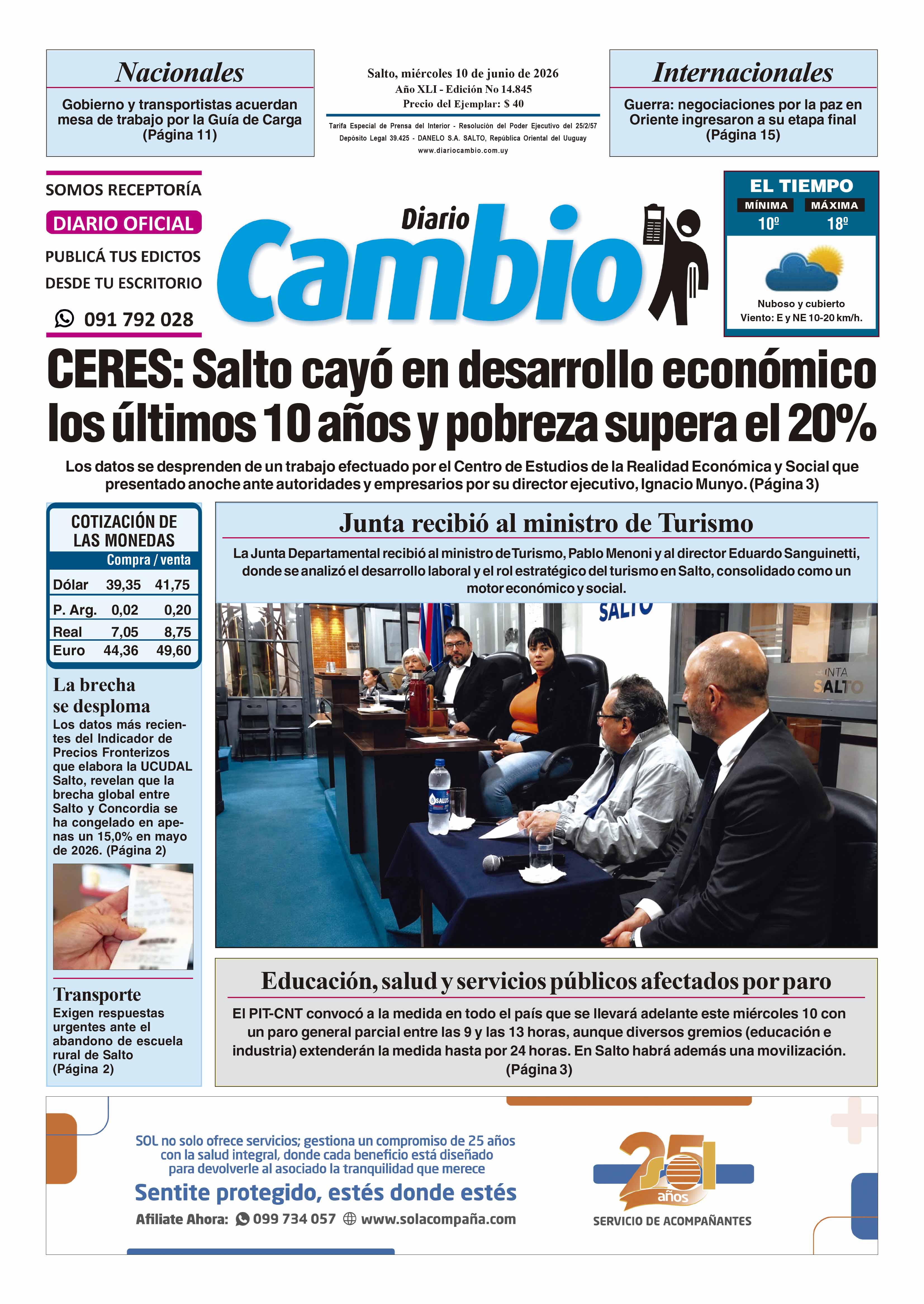 Portada de hoy