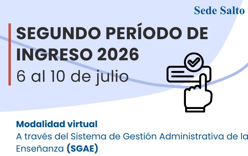 Segundo período de inscripciones para la sede Salto-Udelar en el mes de julio