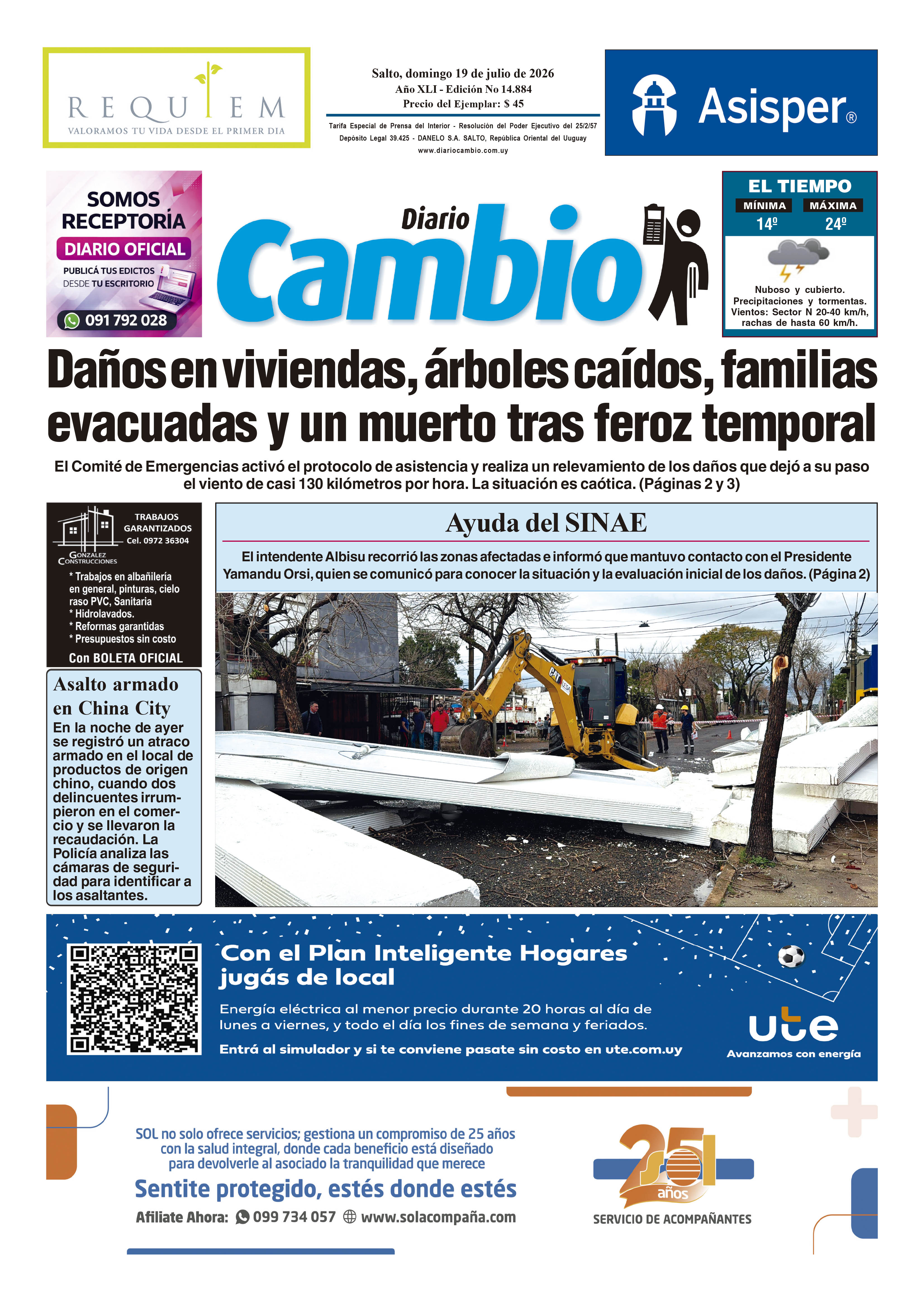 Portada de hoy