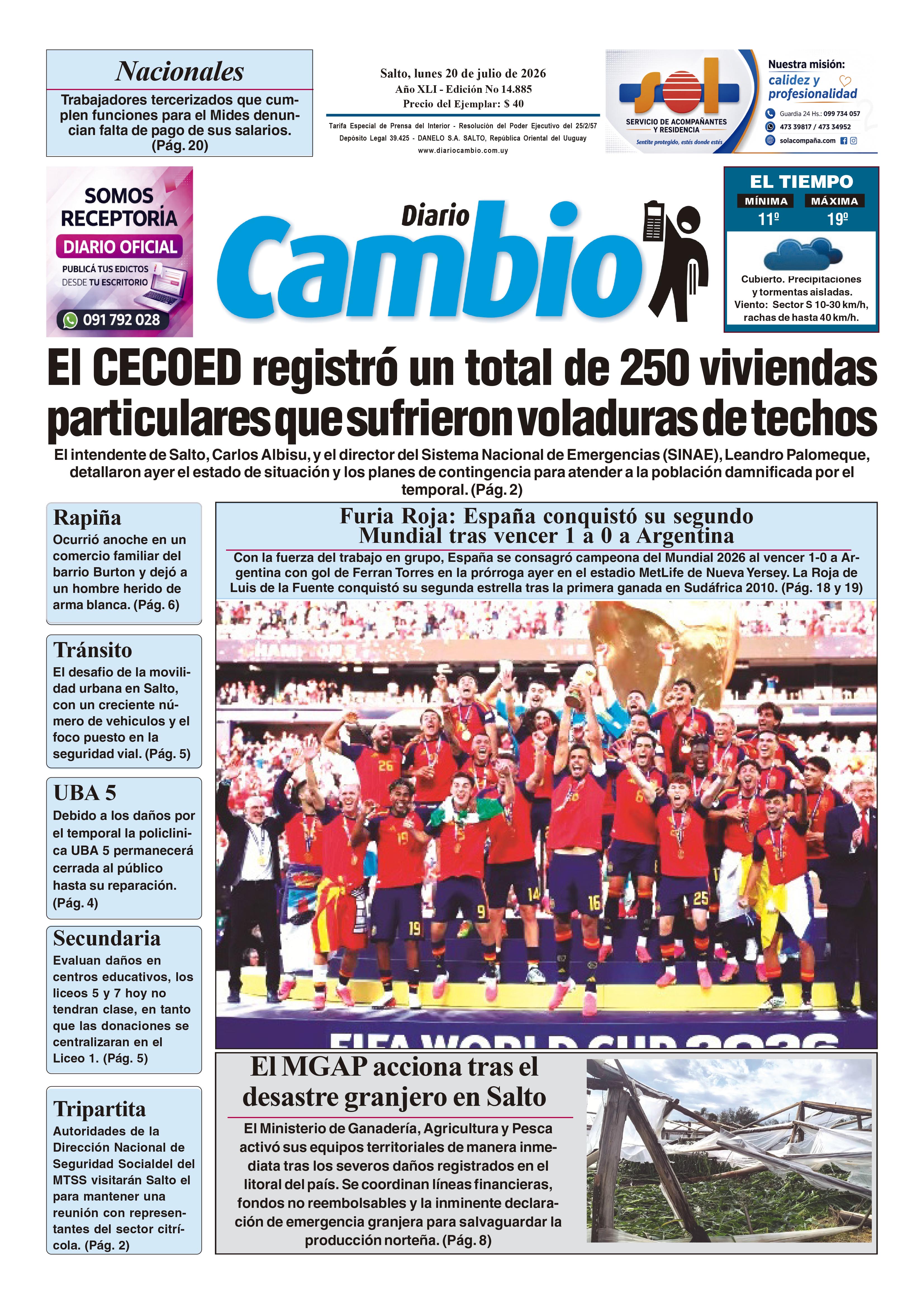 Portada de hoy
