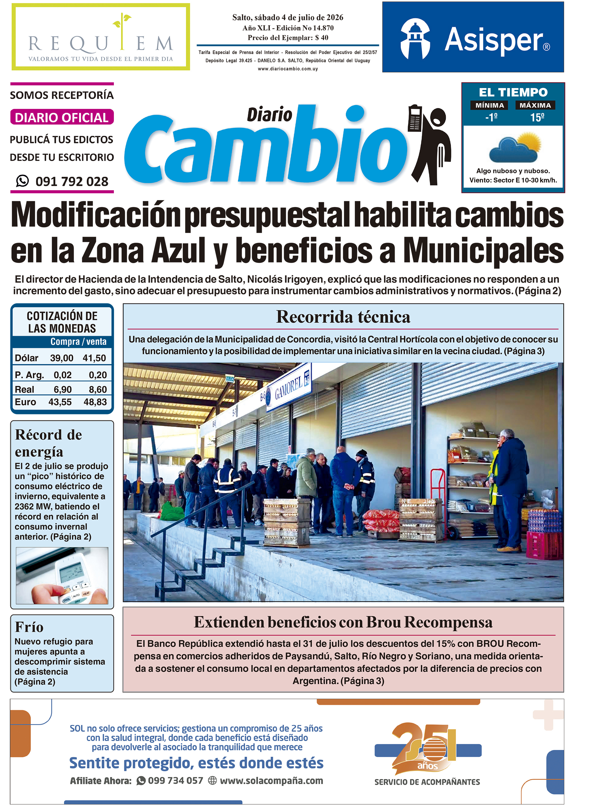 Portada de hoy