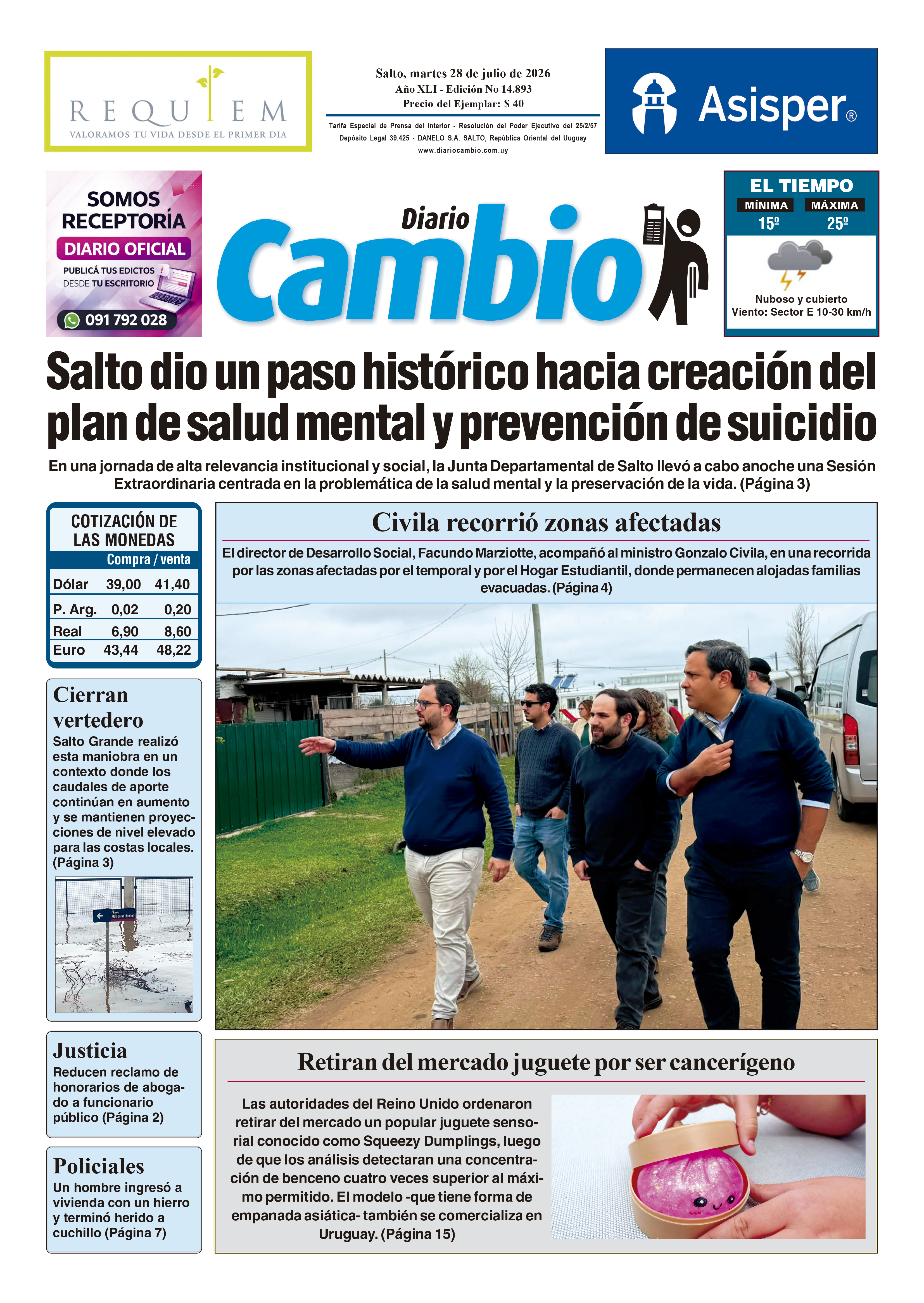 Portada de hoy