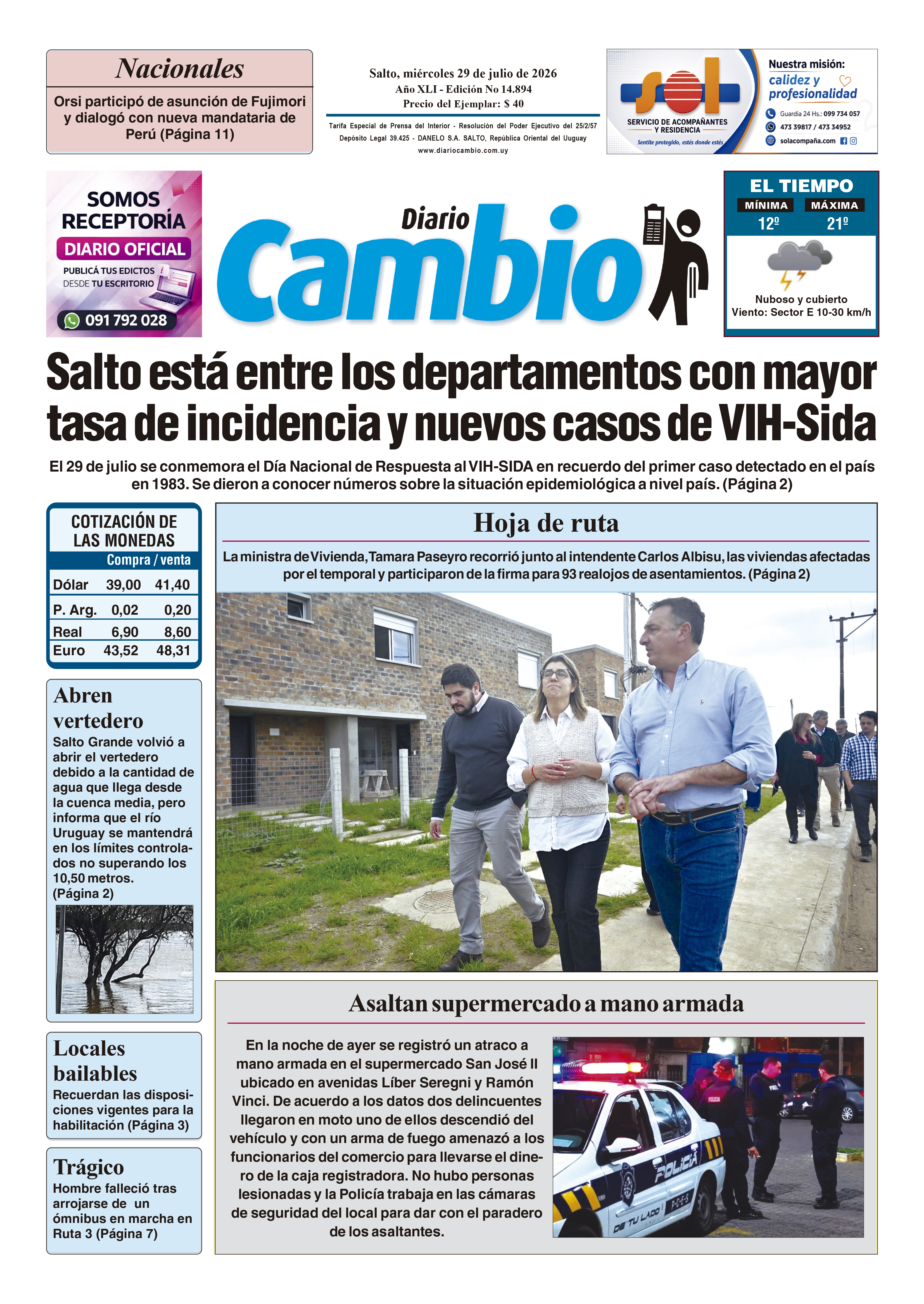 Portada de hoy
