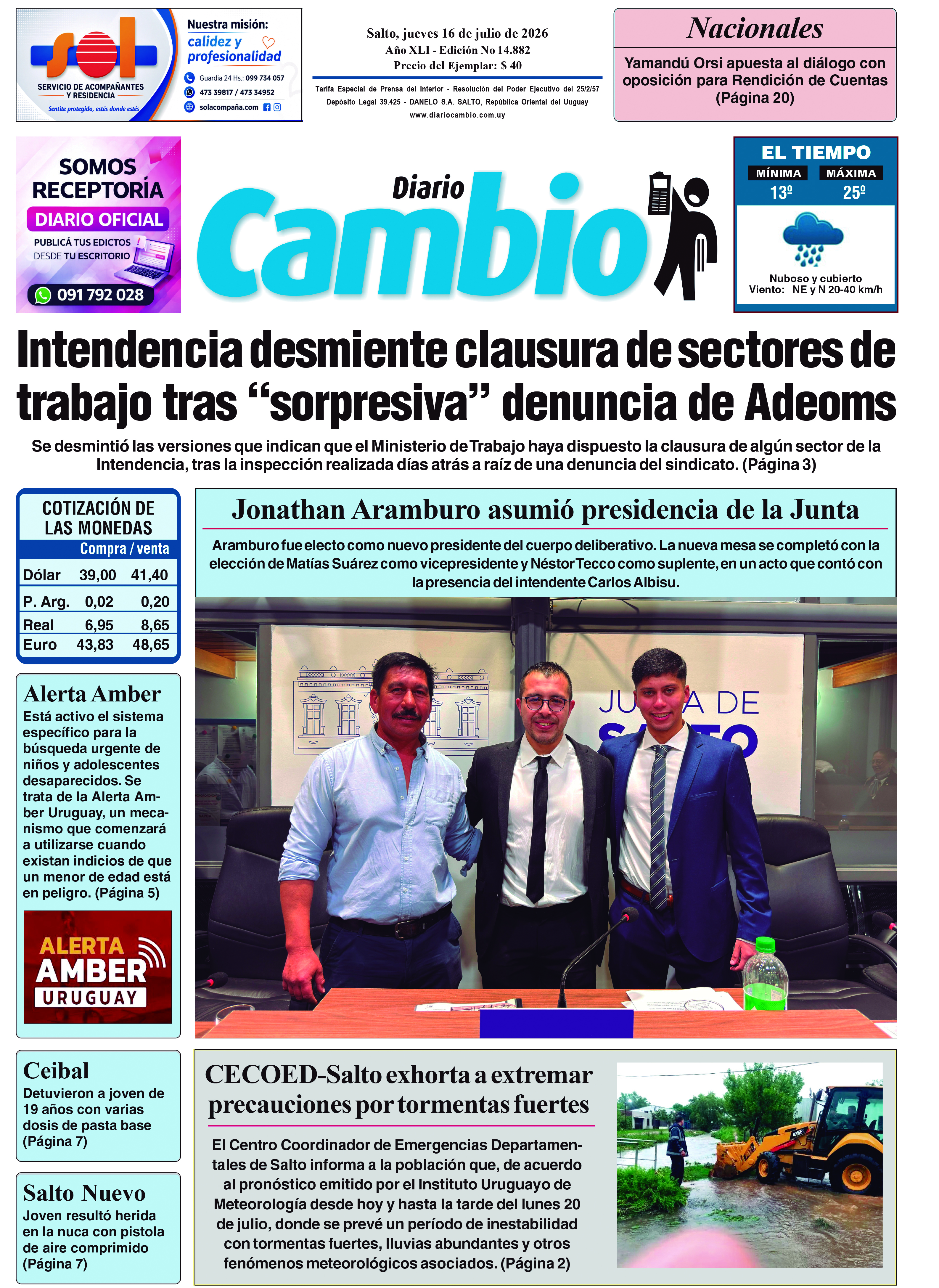 Portada de hoy