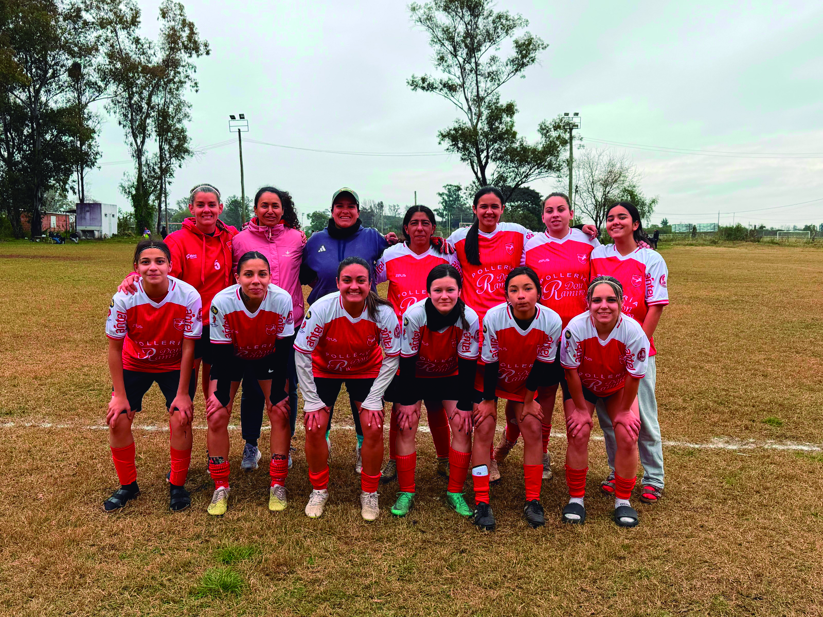 Las chicas de Ceibal que el fin de semana vencieron a  Fénix.