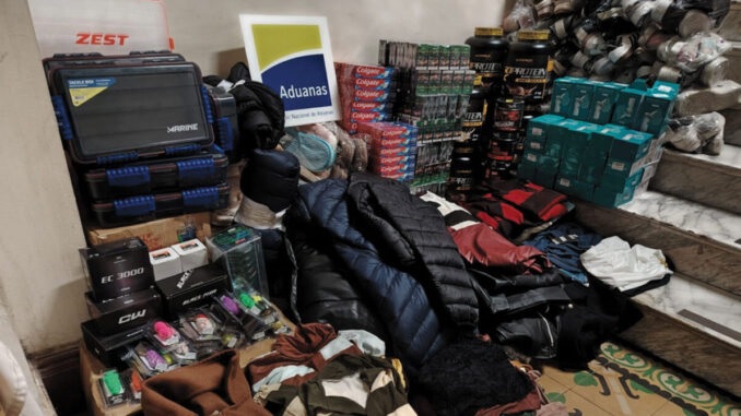 Operativos aduaneros lograron incautar mercaderías por más de 8 millones de pesos