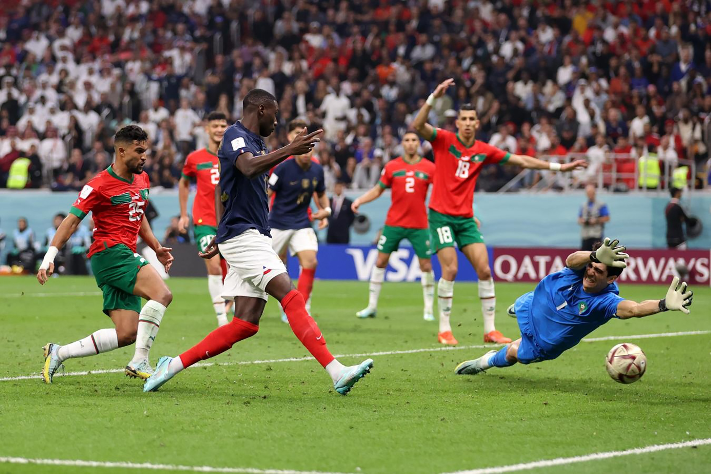 En Catar 2022 ganaron los europeos 2-0 por las semifinales.