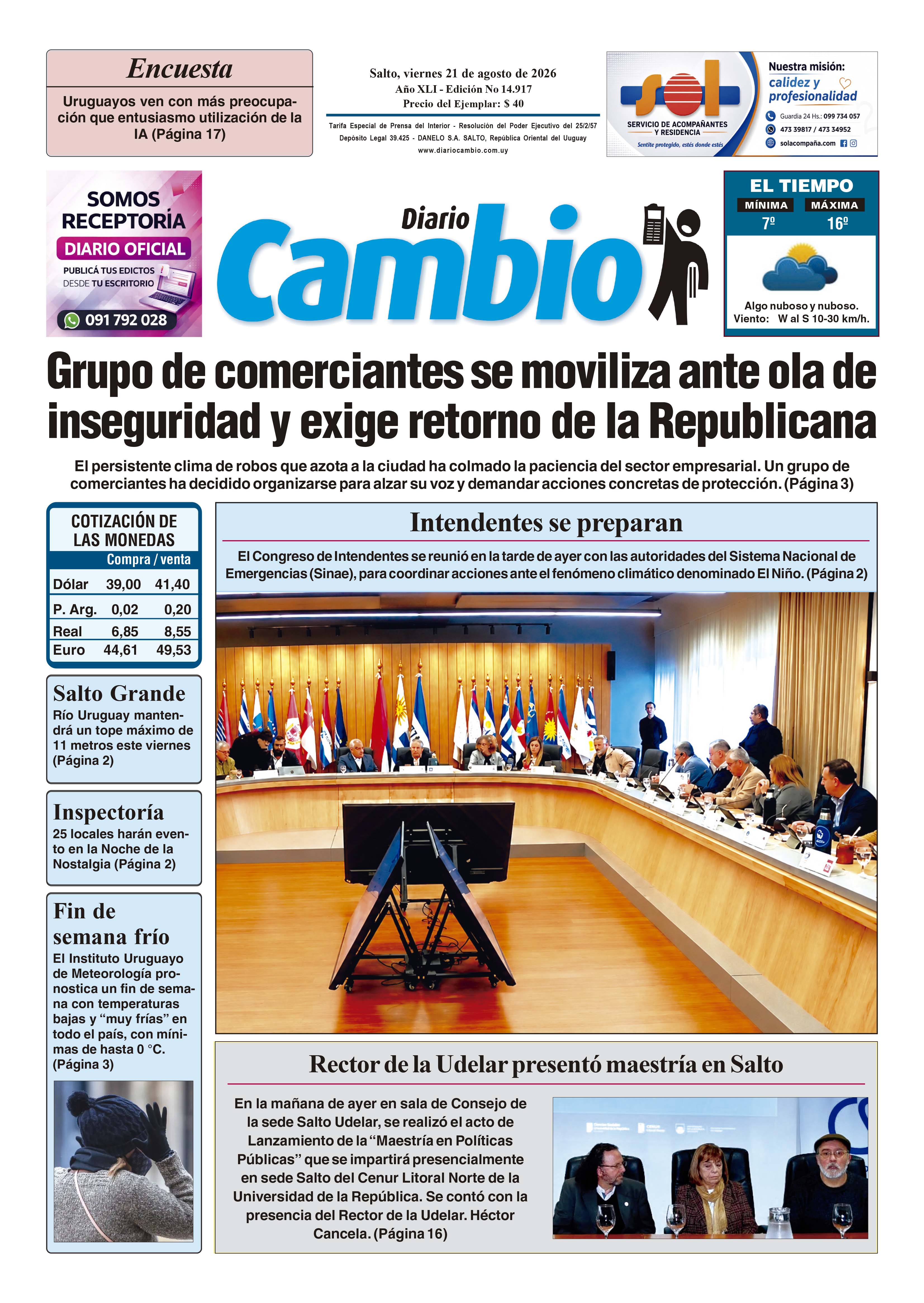 Portada de hoy