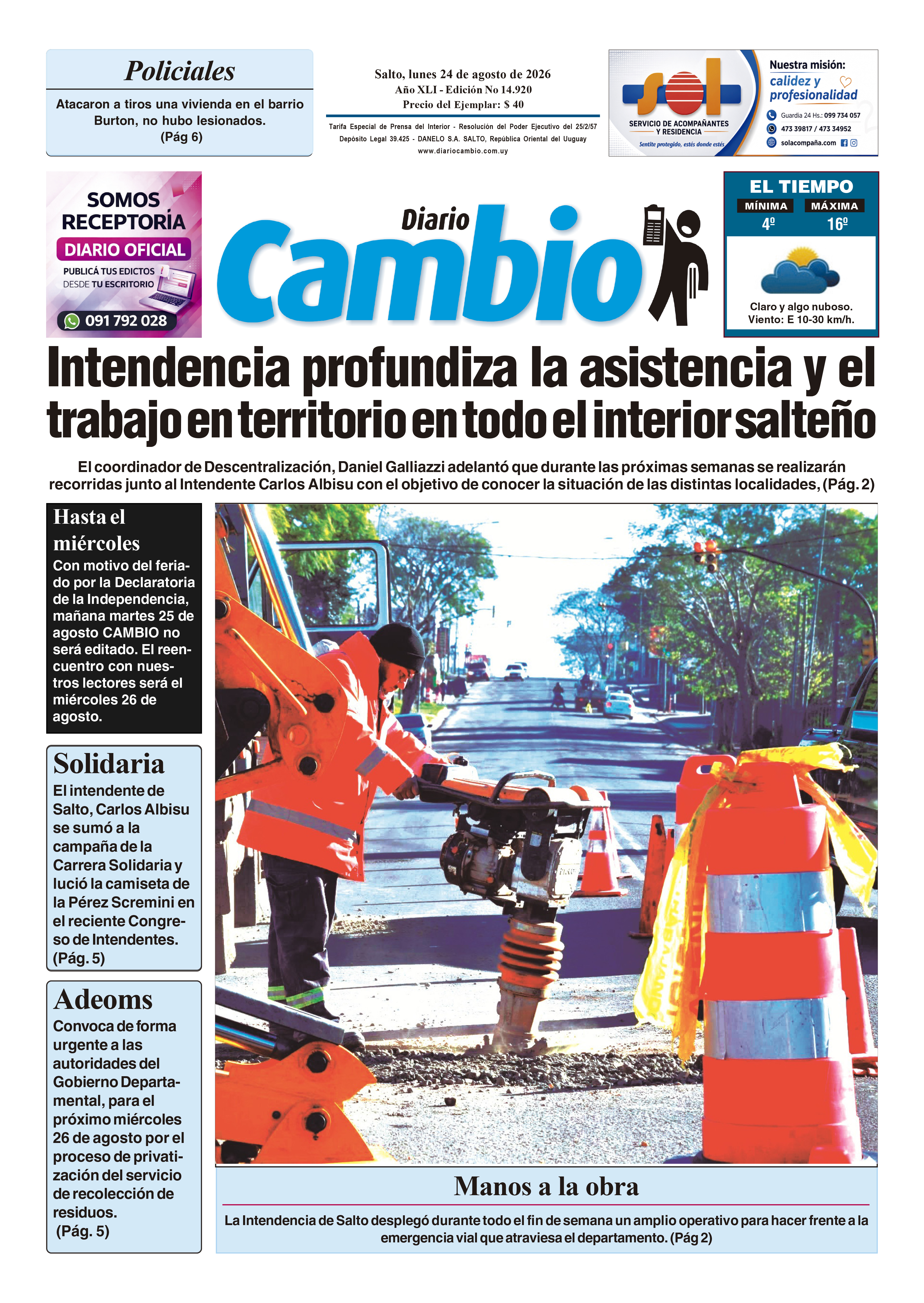 Portada de hoy