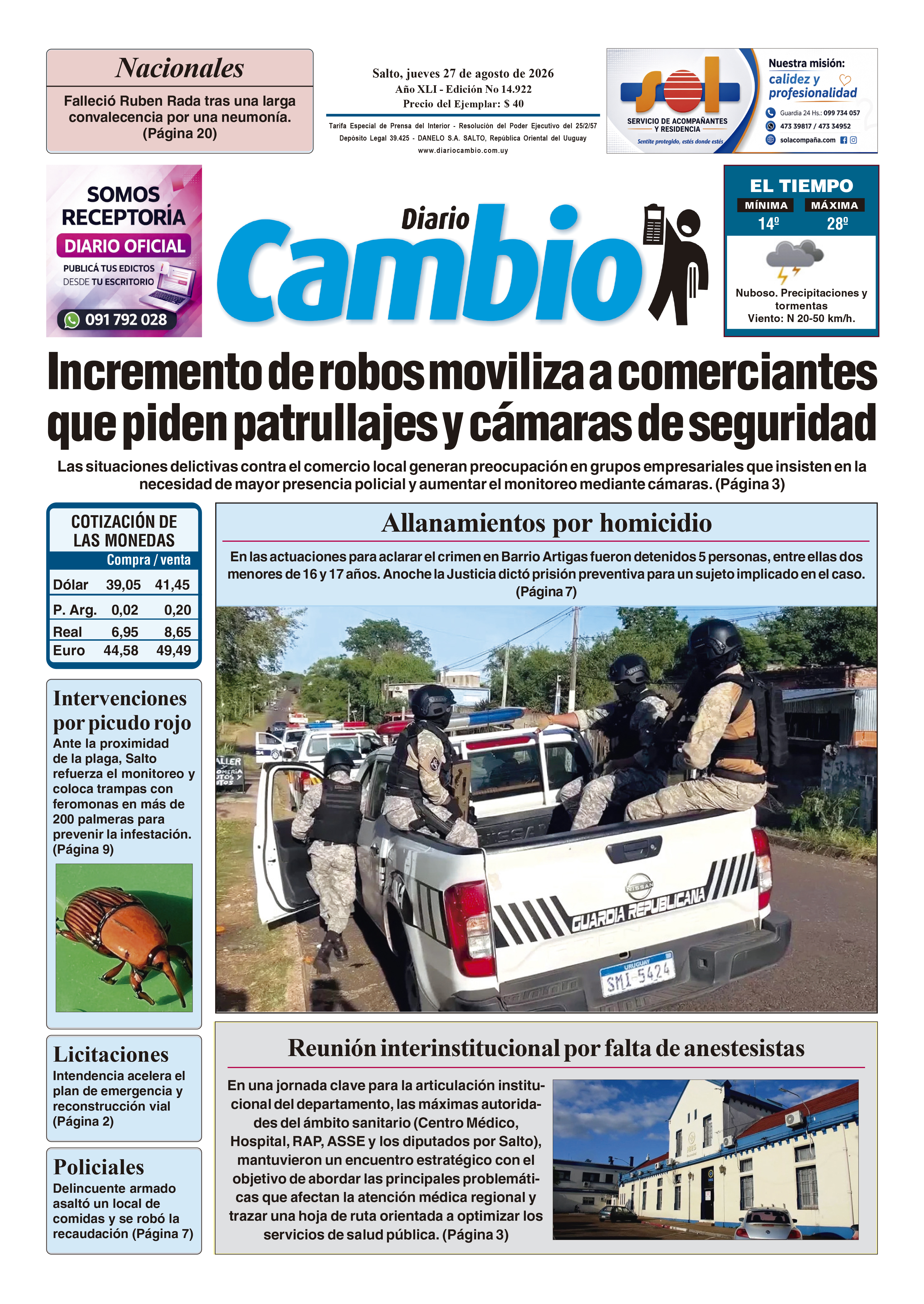 Portada de hoy