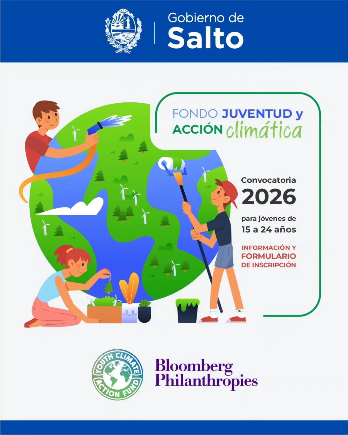 Convocatoria del Fondo Juventud y Acción Climática 2026 para proyectos ambientales 