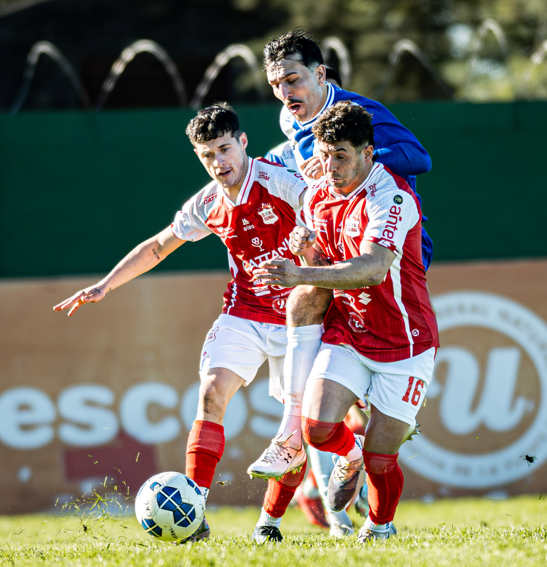 Ceibal debe sostener un marcador de un gol de diferencia. Foto Valentín Fernández