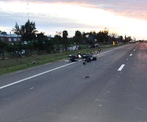 Dos motociclistas fallecieron en  dos siniestros de tránsito ocurridos  en ruta 3 a 300 metros de distancia