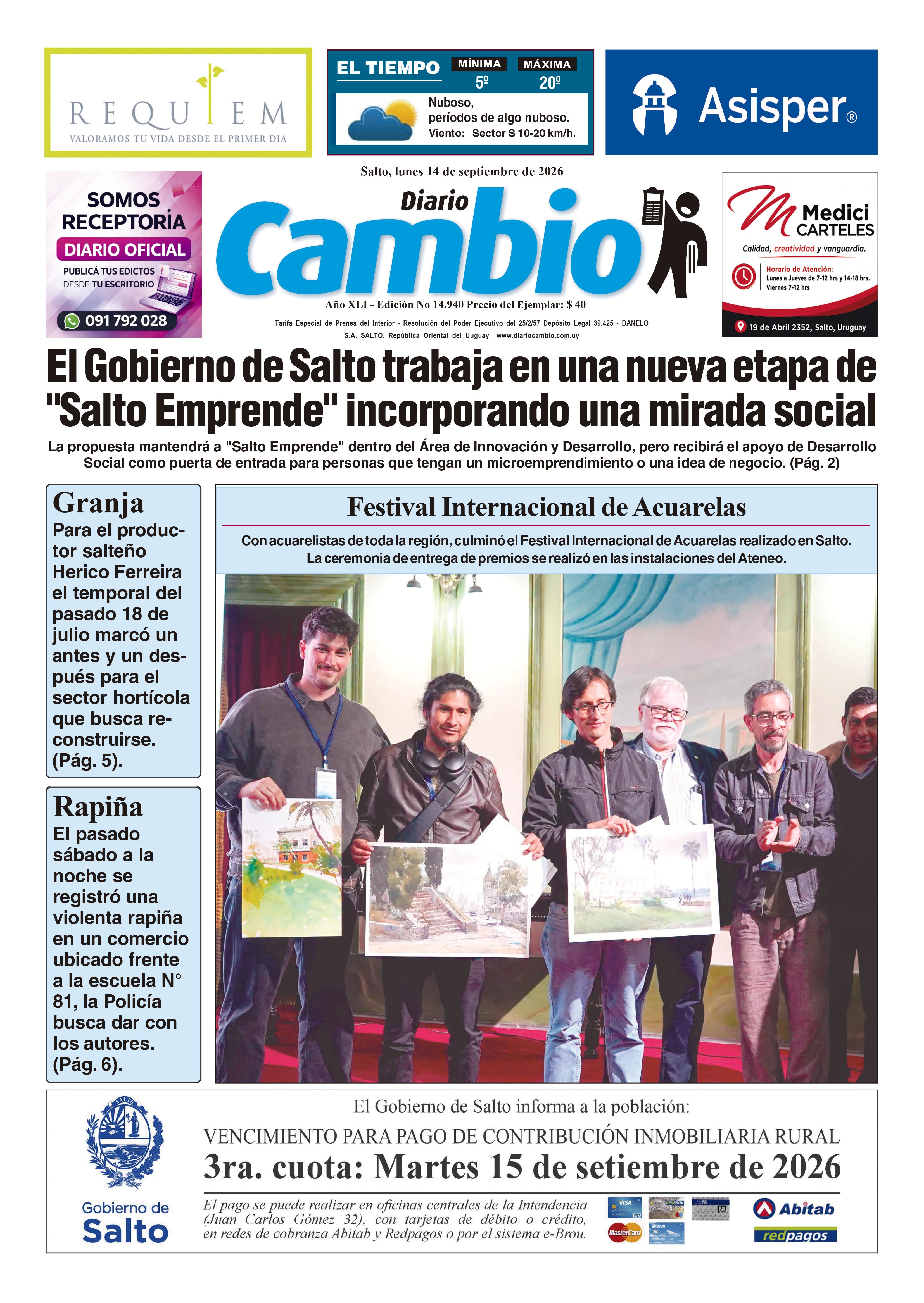 Portada de hoy