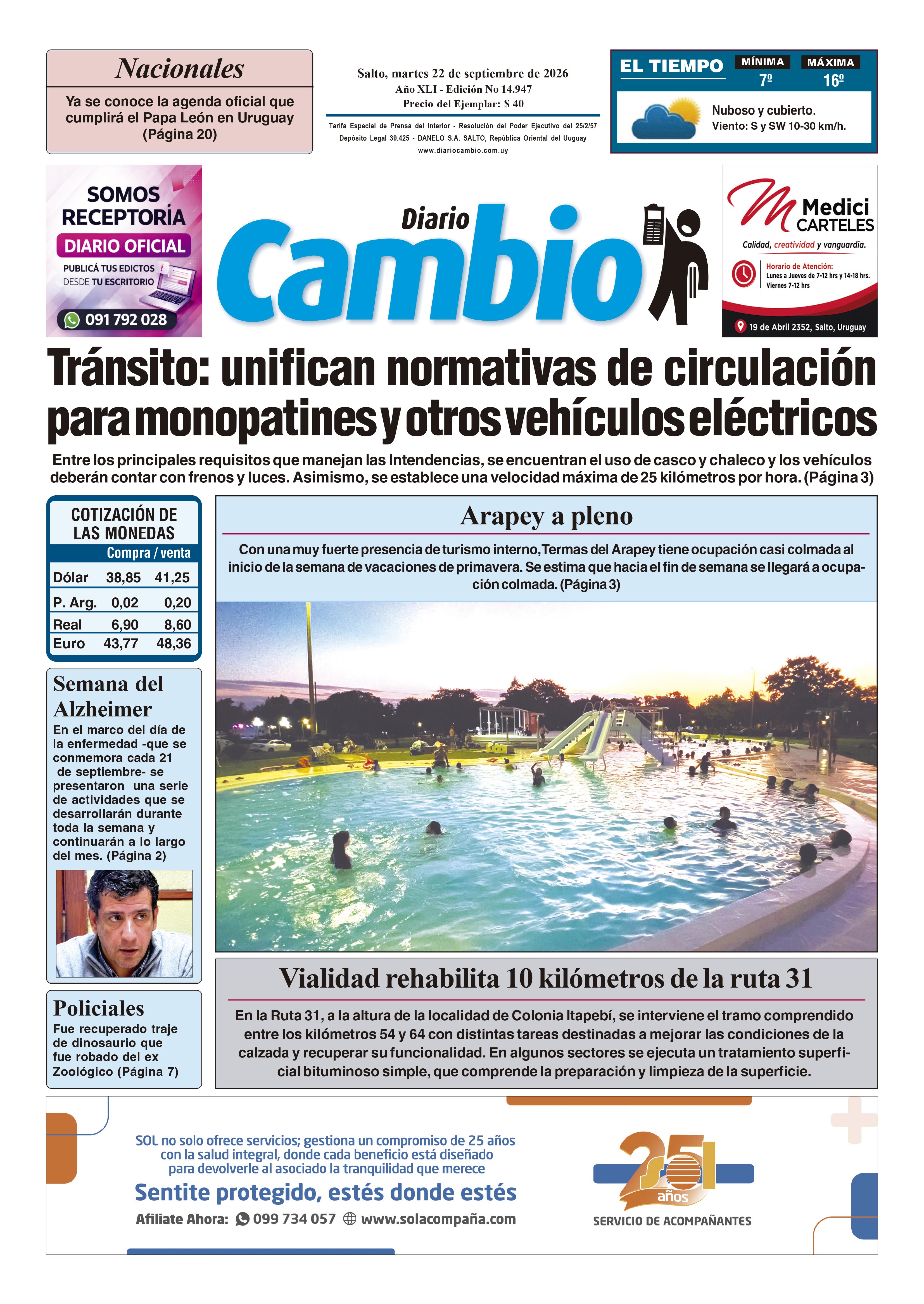 Portada de hoy