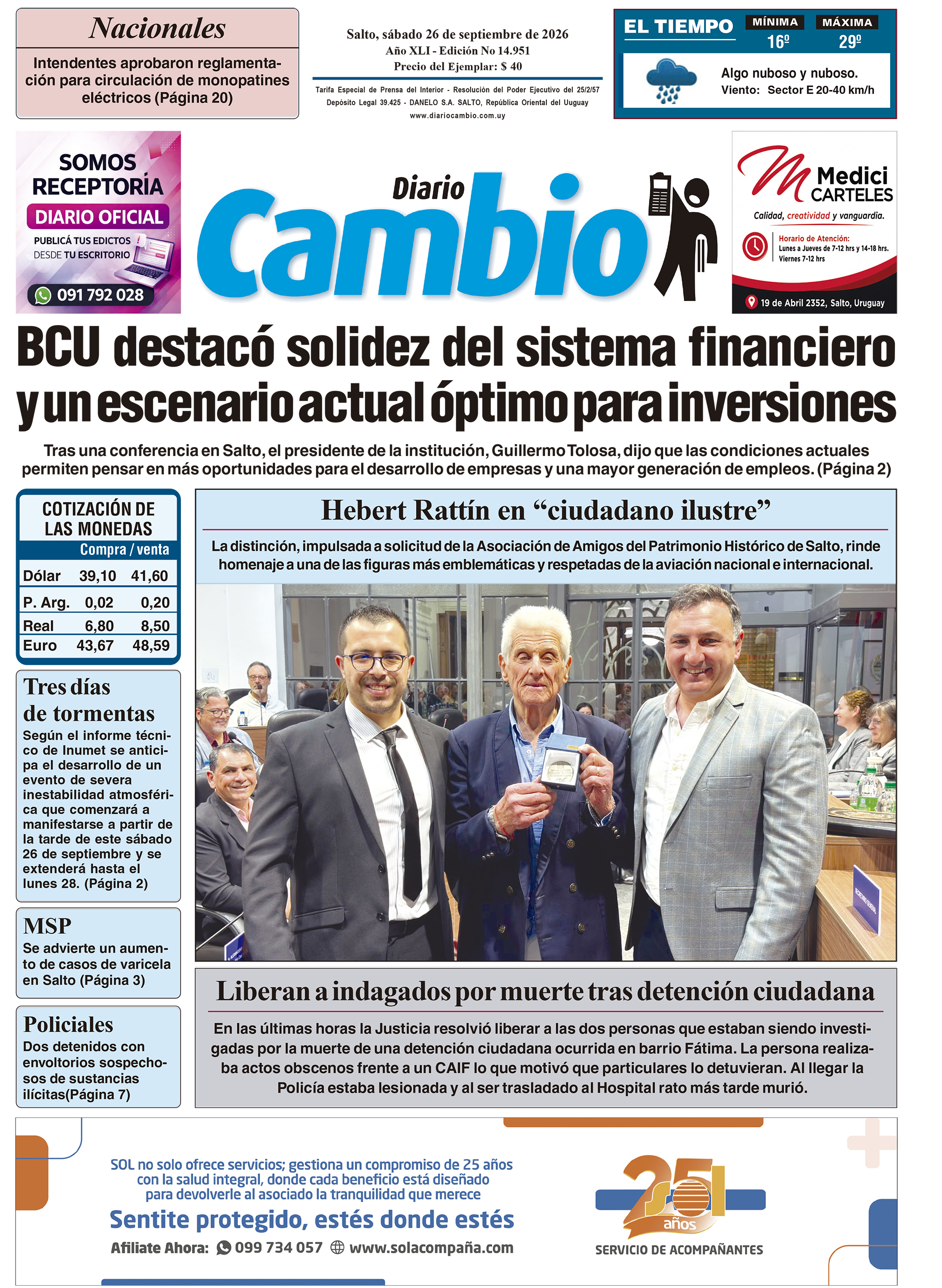 Portada de hoy