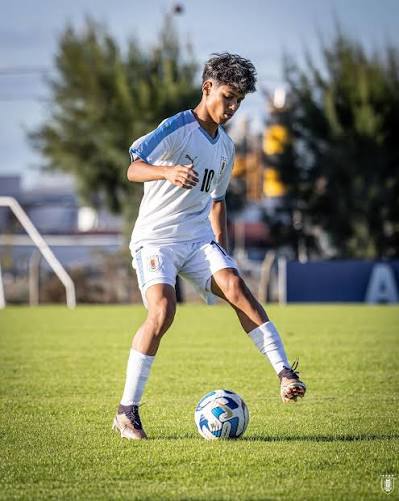 Dos Santos, cuando estuvo en sub 15.