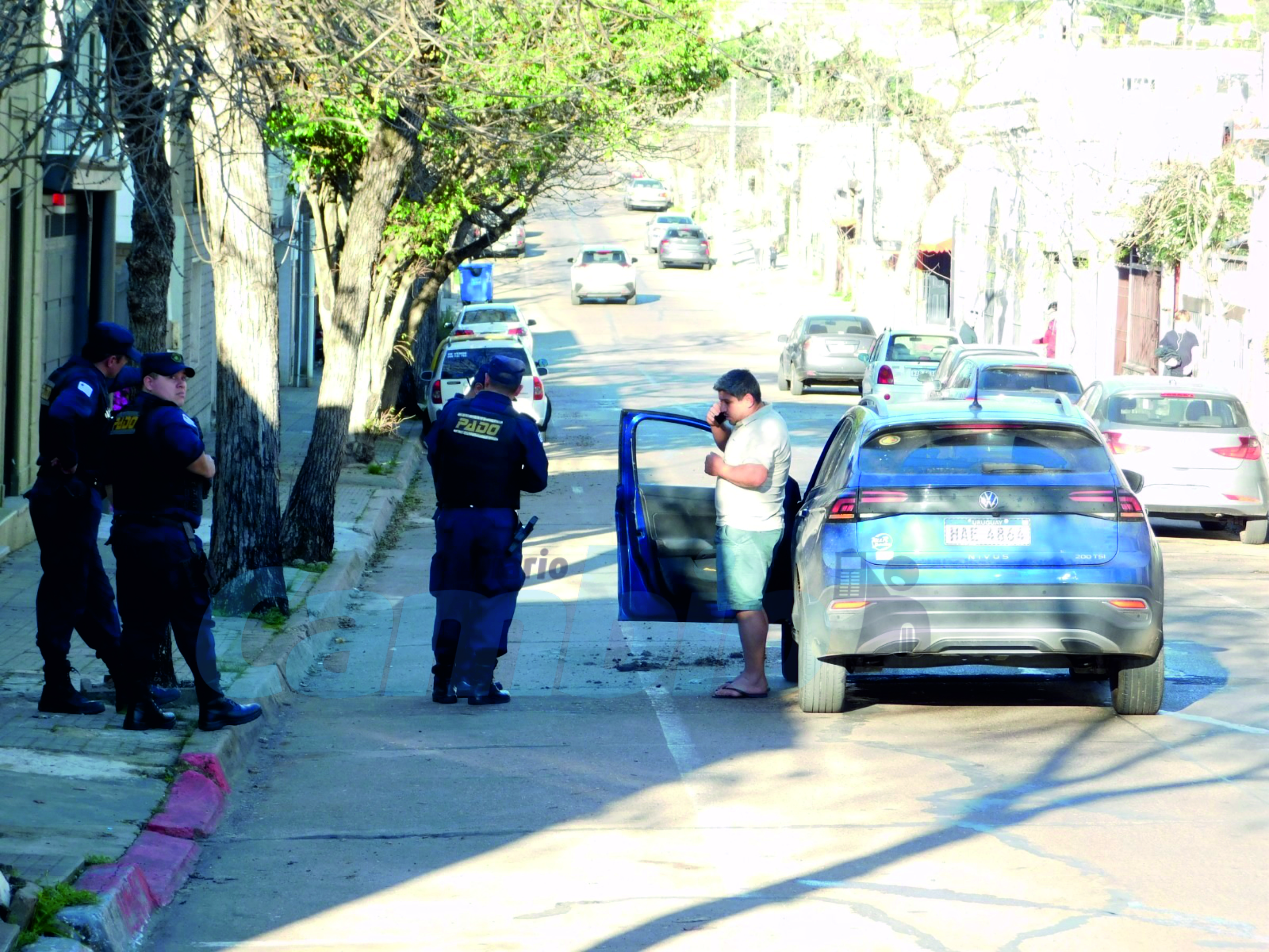 La Policía intervino en el hecho que involucró amenazas con arma de fuego.