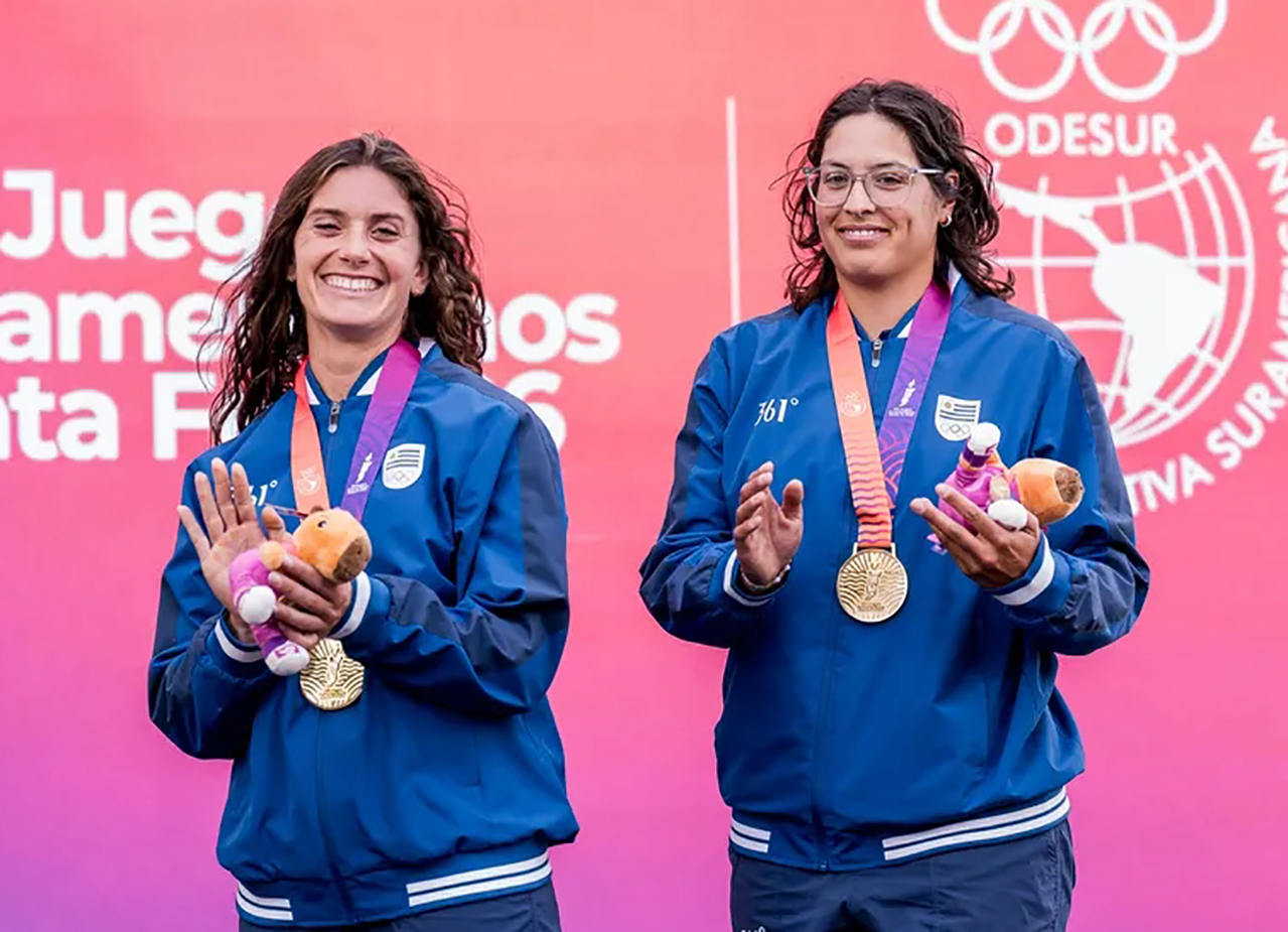 Otra medalla de oro sumó el remo con Zoe Acosta y Romina Cetraro. 