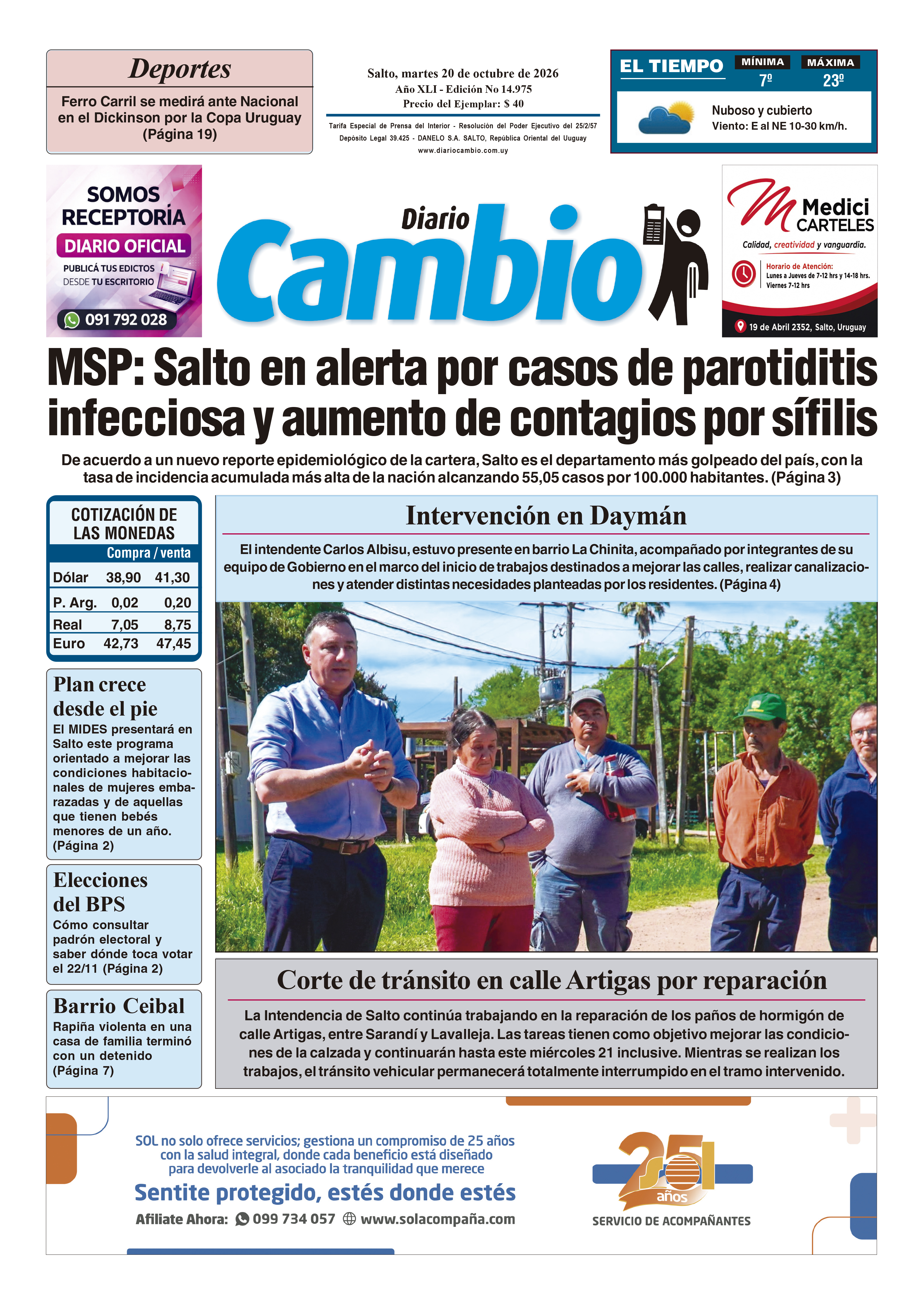 Portada de hoy