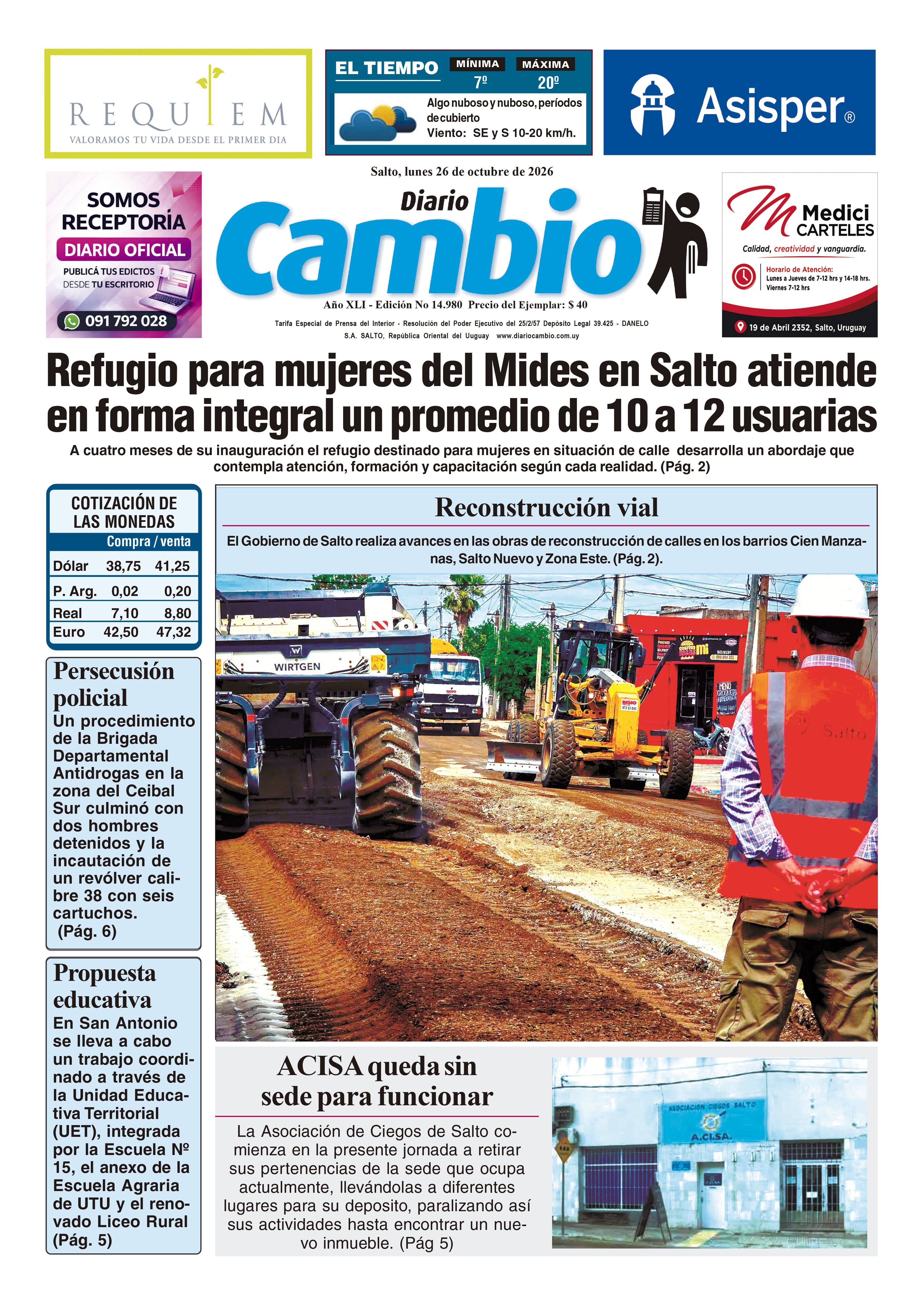 Portada de hoy