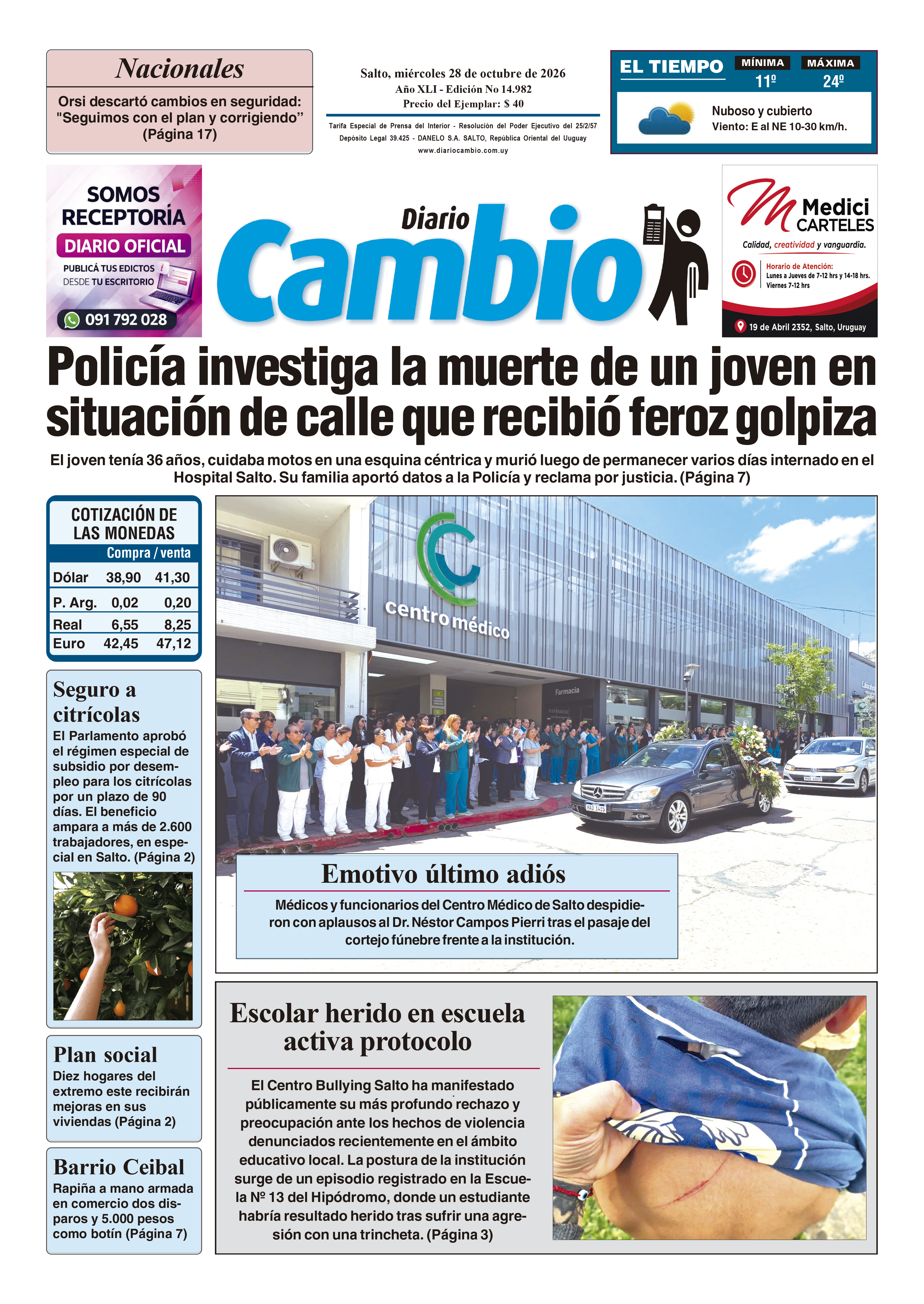 Portada de hoy