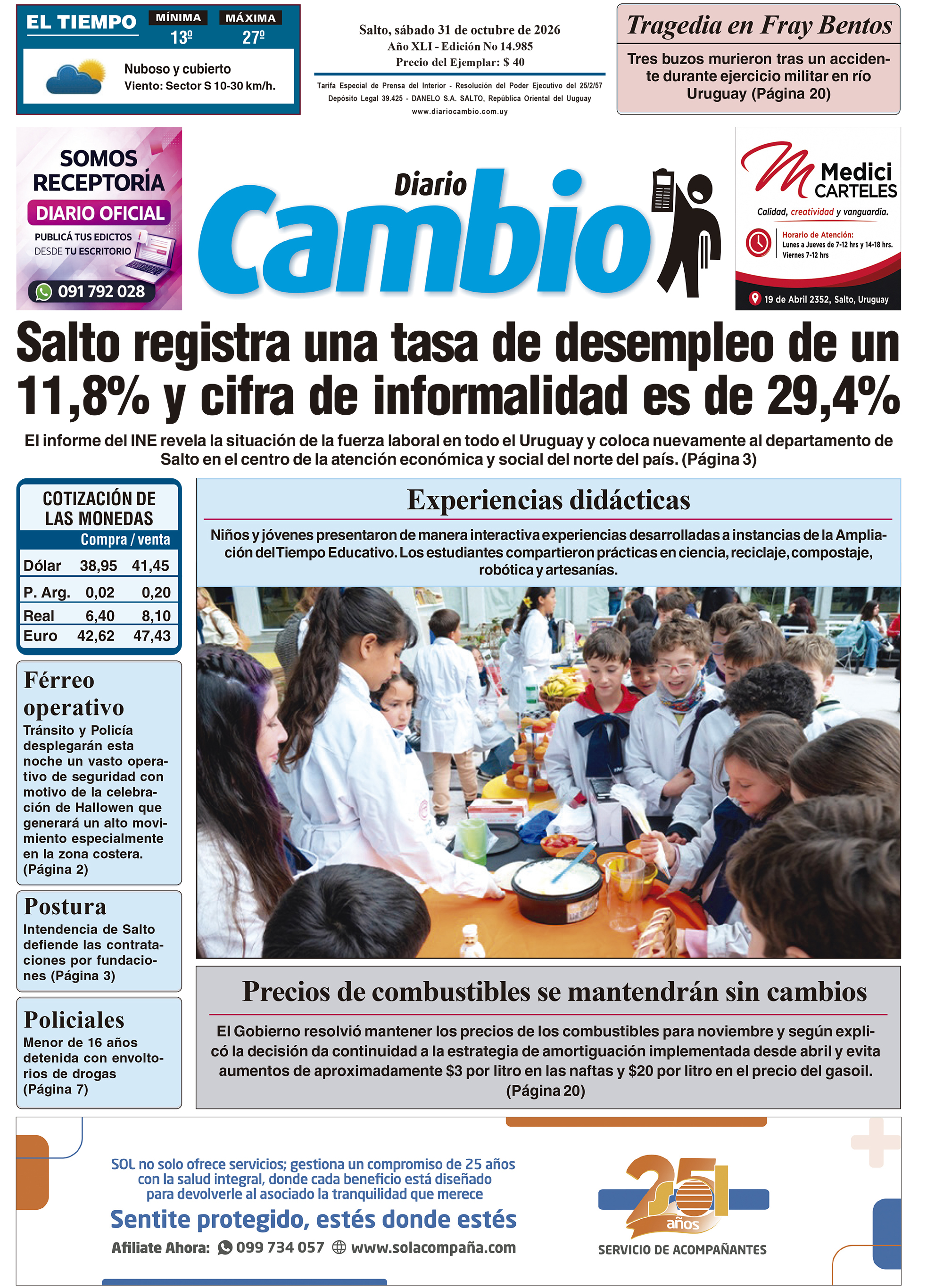 Portada de hoy