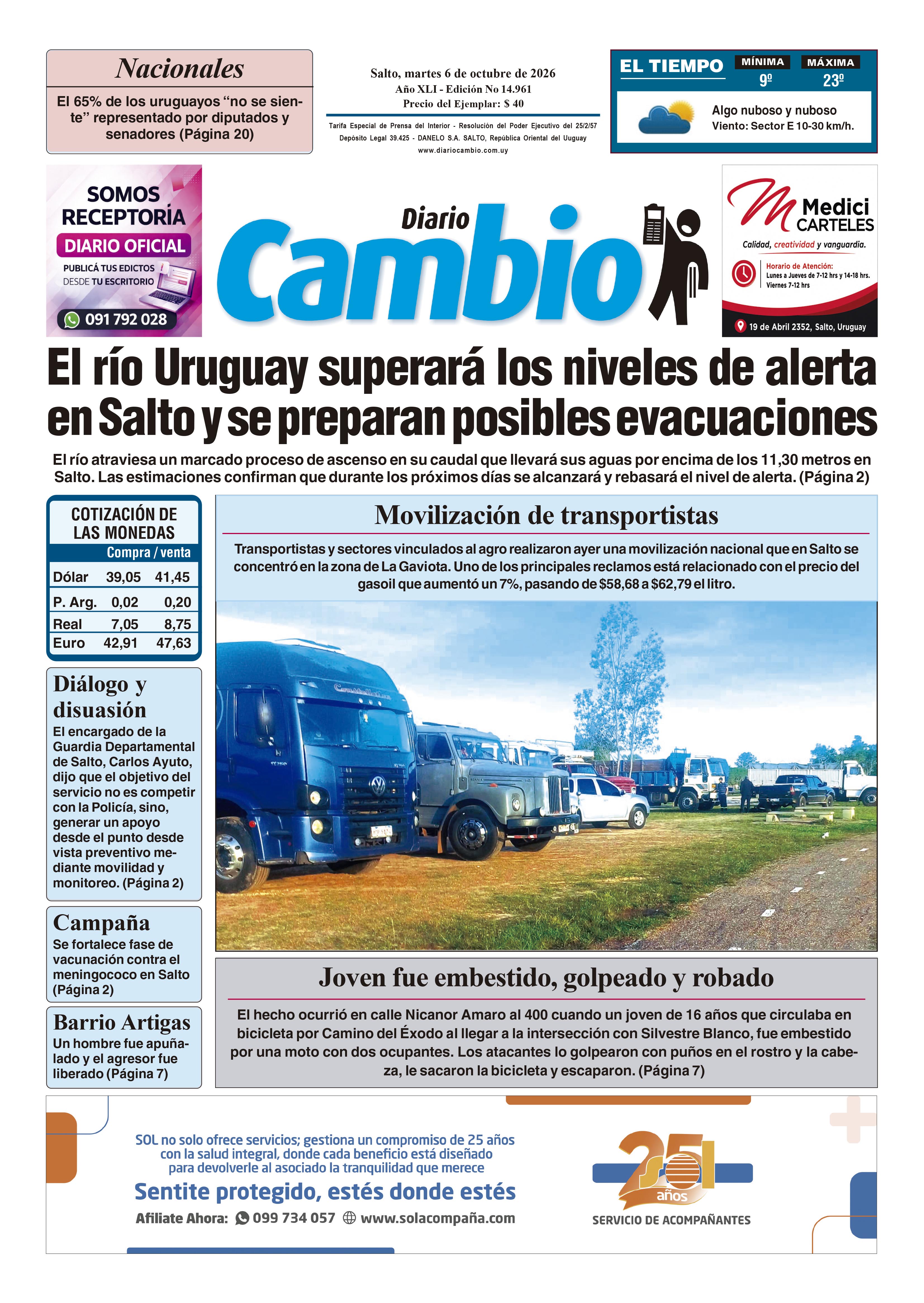 Portada de hoy