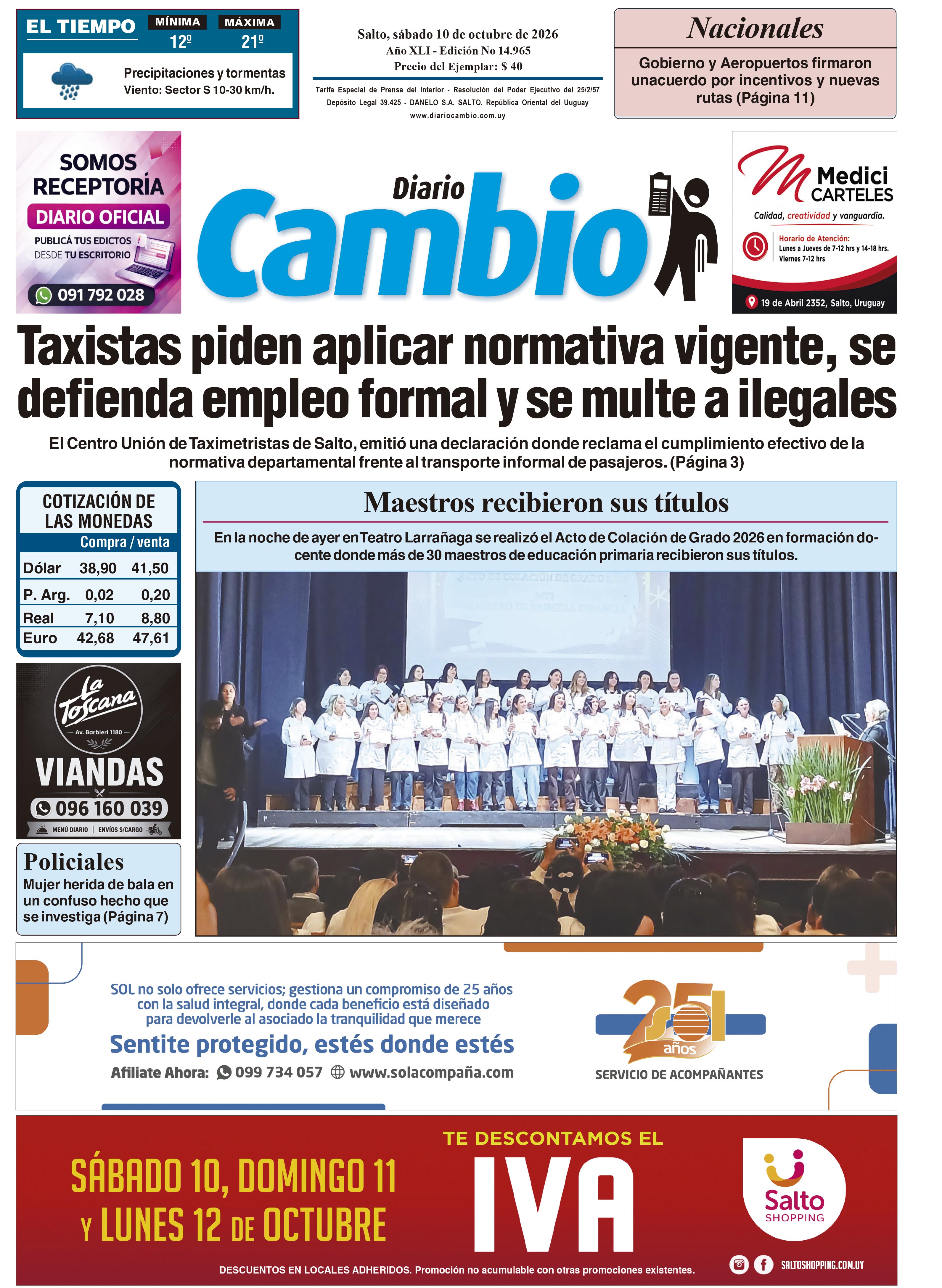 Portada de hoy