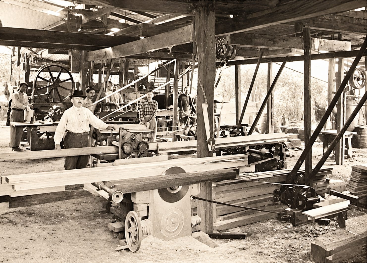 Interior del Establecimiento de Pedro Pisacco.
