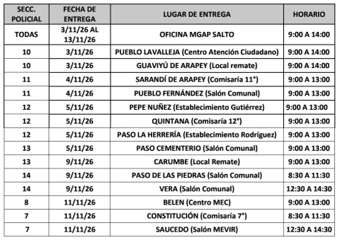 Salto refuerza su compromiso sanitario con la nueva campaña de vacunación contra la fiebre aftosa