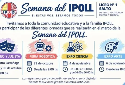 El Liceo 1 celebra desde hoy nueva  edición de la “Semana del IPOLL”