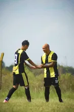 Santiago Pintos fue con solvencia el máximo goleador de la “B” en la temporada 2025. Foto: Liga Salteña de Fútbol. 