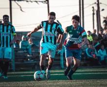 Uno de los partidos fue la victoria de Universal sobre Corralito para unirse a los líderes. Foto Liga Agraria