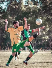 Barrio Albisu y Cizaña no se sacaron diferencia y el campeonato agrario sigue parejísimo. Foto: Liga Agraria (instagram)