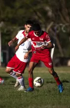 “Globos” y “Santos” vuelven a cruzarse en el mismo escenario que en primera rueda. Esta vez, los puntos dolerán más que nunca. Foto: Valentín Fernández.