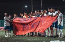 Falleció ayer Manuel José Nan, ex jugador y socio de Nacional, y el club lo homenajeó con una bandera. Foto 'Nacional'