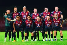 El equipo que arrancó jugando ayer. Salto empató y buscará ganarlo como local la semana que viene. Fotos Valentín Fernández