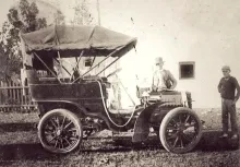 Automóvil de Alfredo Garrasino.