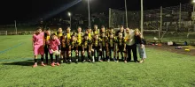 El equipo categoría sub 18 de Peñarol, dirigido por Alfredo Javier Viera.