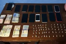 Parte de lo incautado durante la operación.
