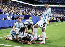 Romero ganó por arriba en un córner y puso el 3-2 definitivo. Efe